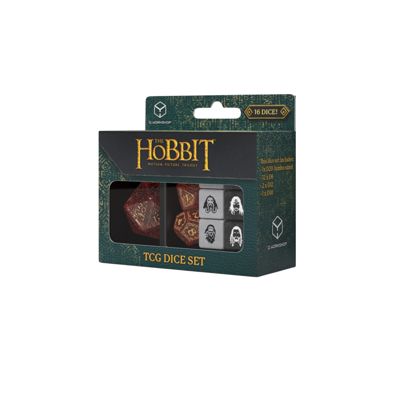 The Hobbit - Ember Hearth TCG Dice Set 16 pcs