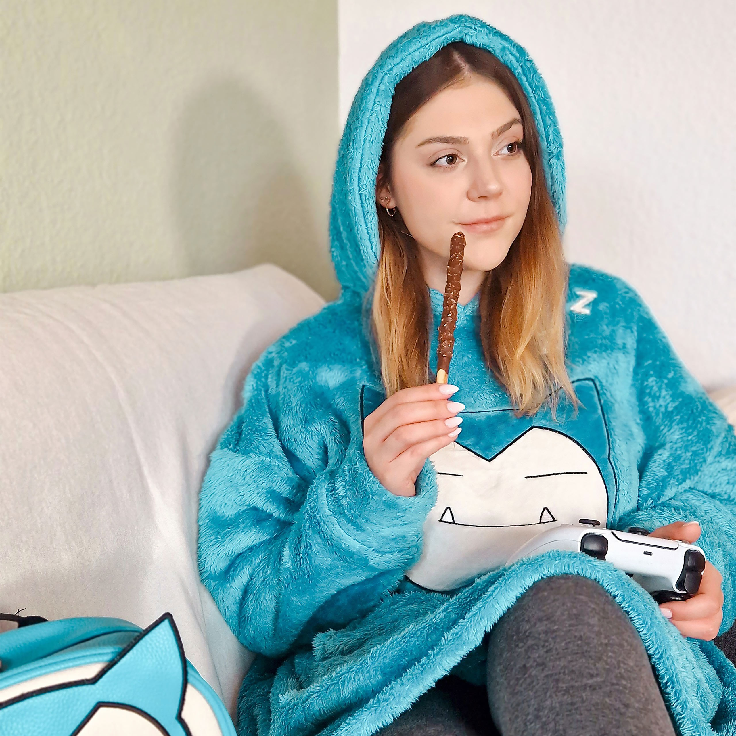 Pokemon - Maglione da coccola sovradimensionato Snorlax