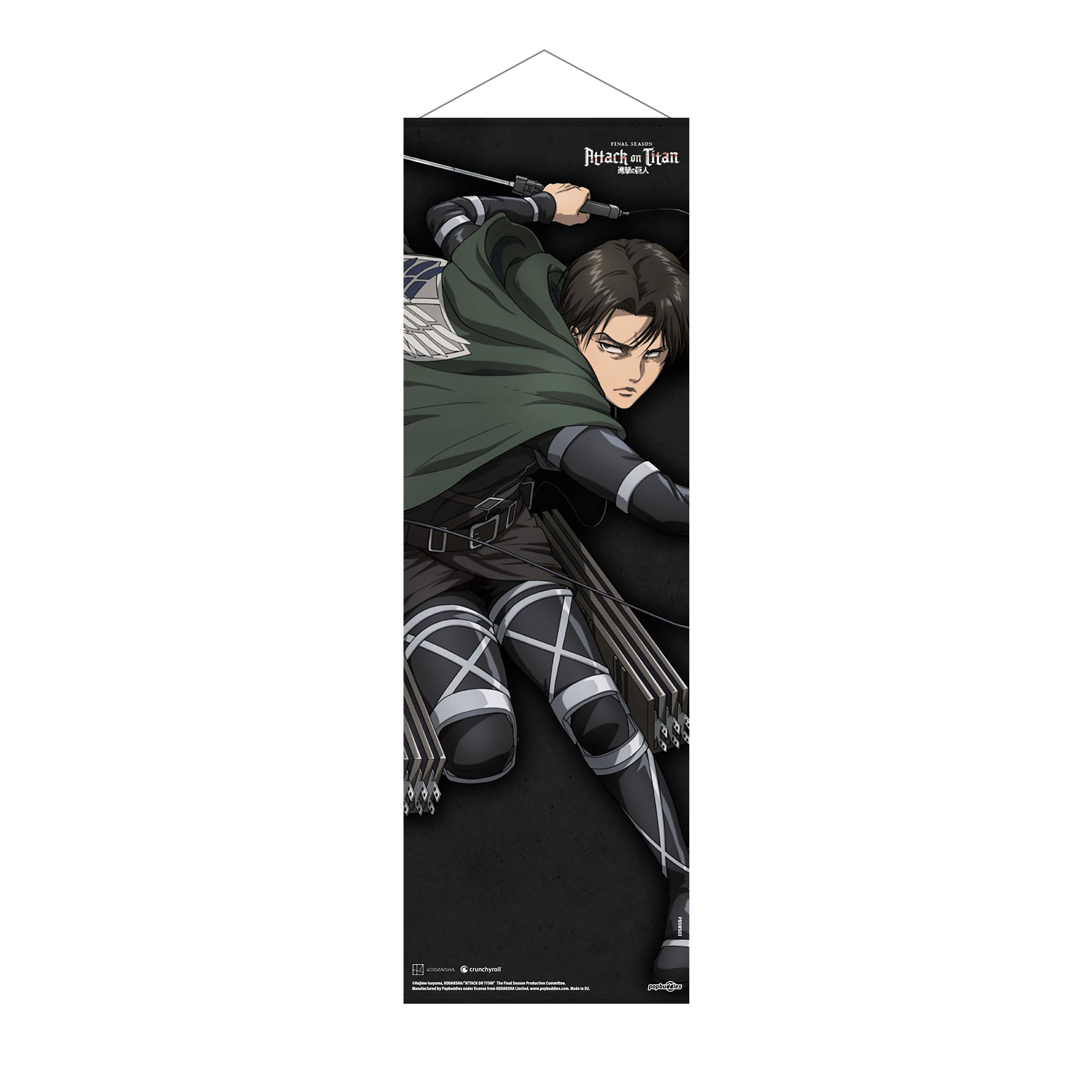 Attack on Titan - Levi Wall Scroll