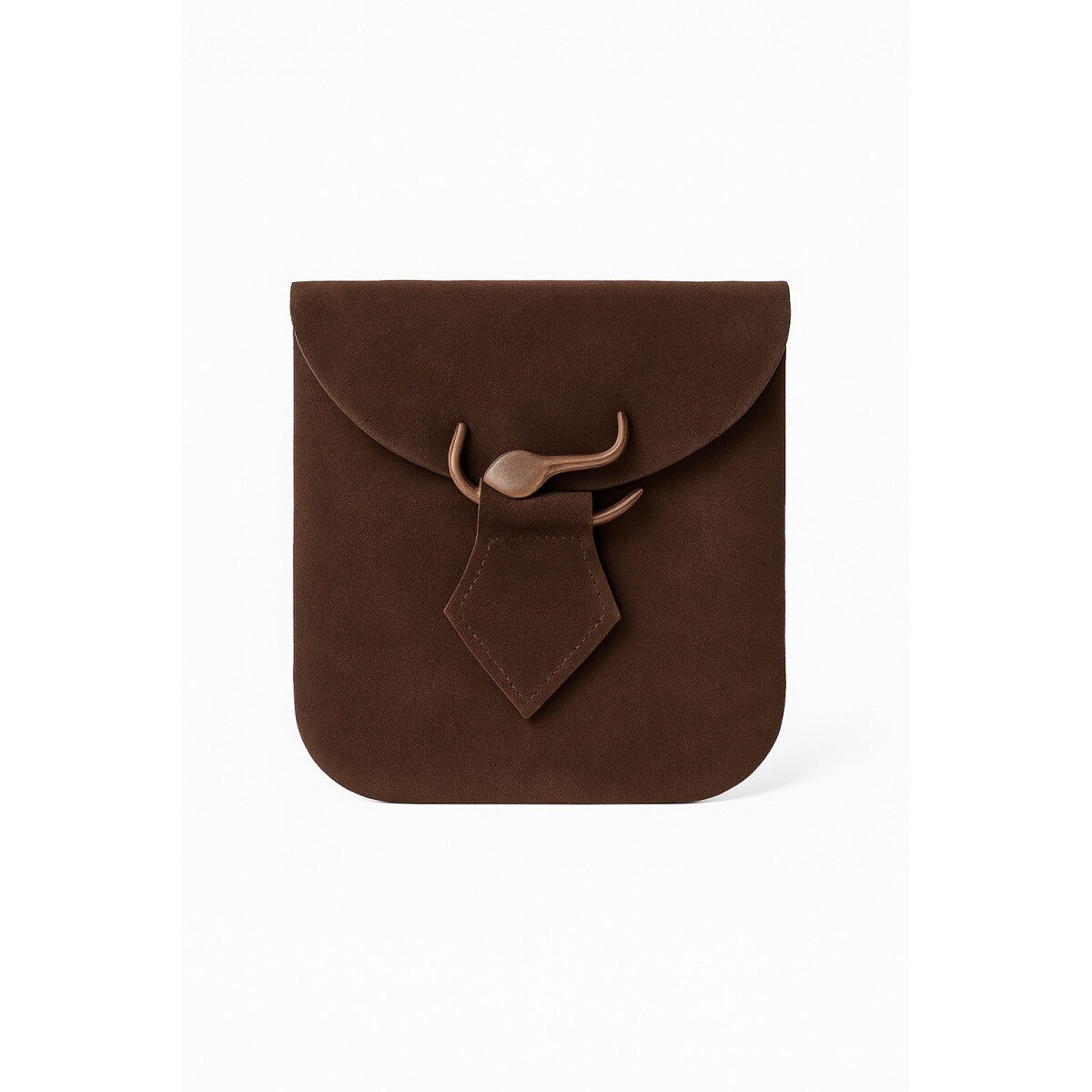 Medeltida läderbältesväska med ormlås Adelie