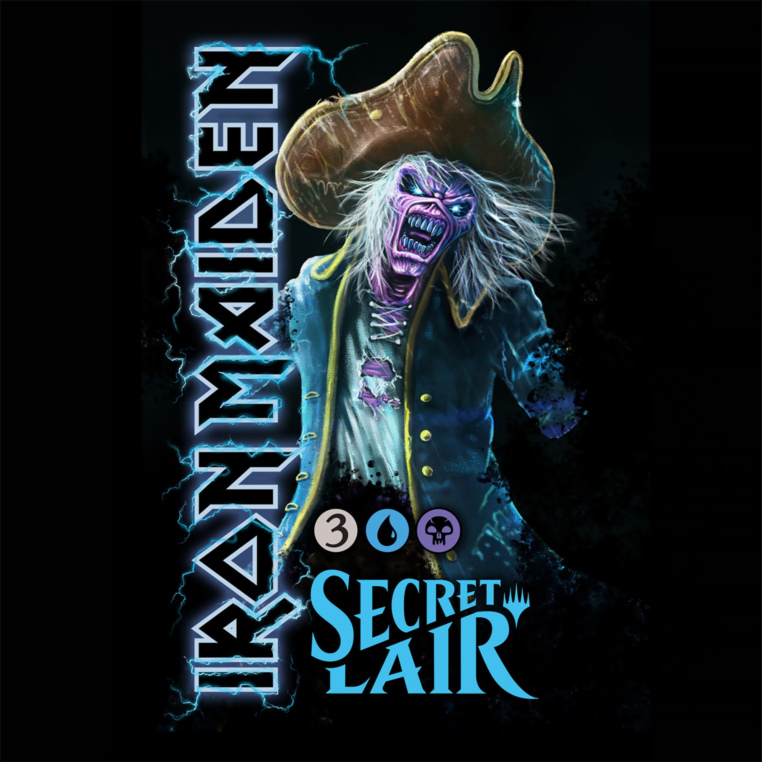 Iron Maiden - Magic: The Gathering Captain N'Ghathrod camiseta negra