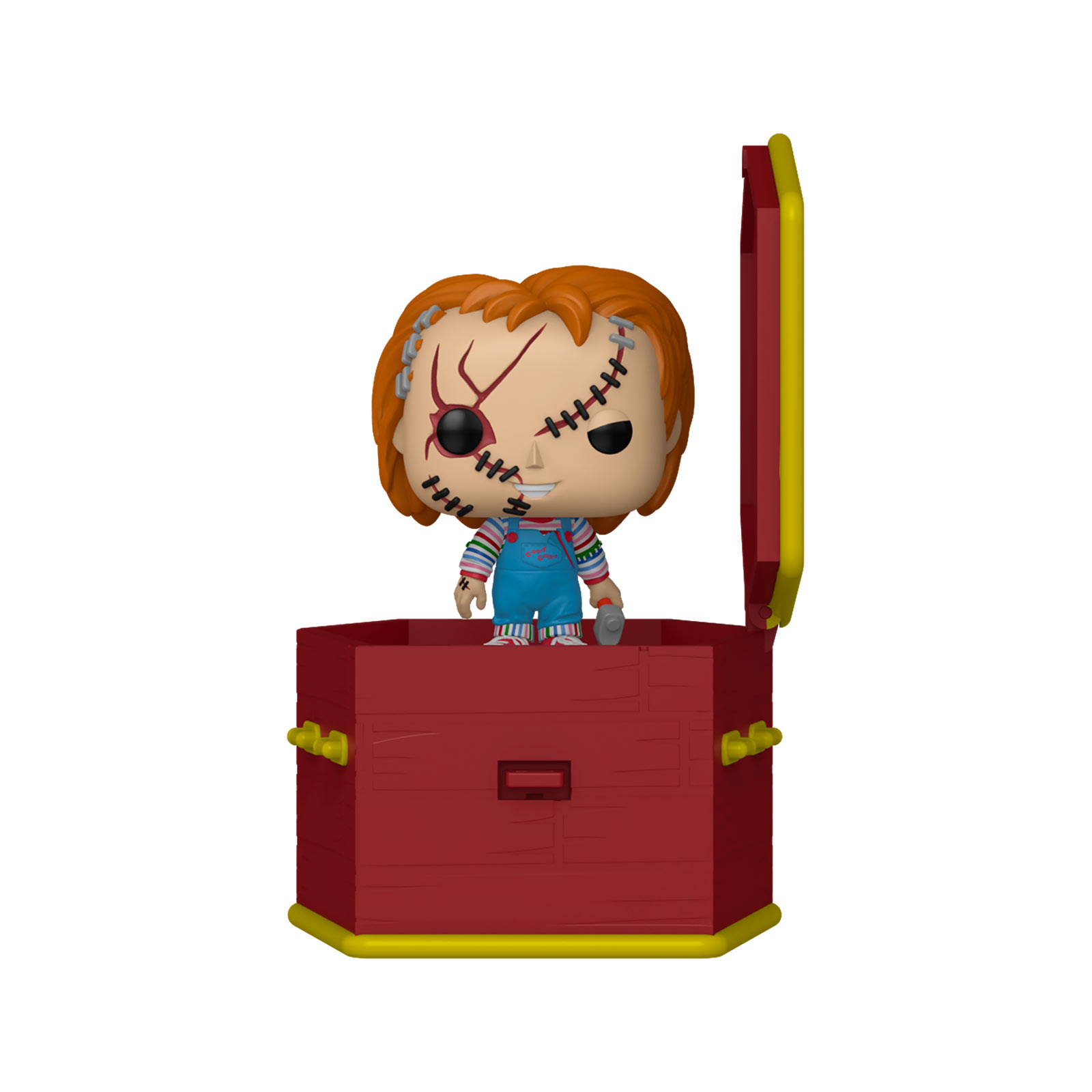 Chucky - Chucky effrayé avec cercueil Funko Pocket Pop Figurine