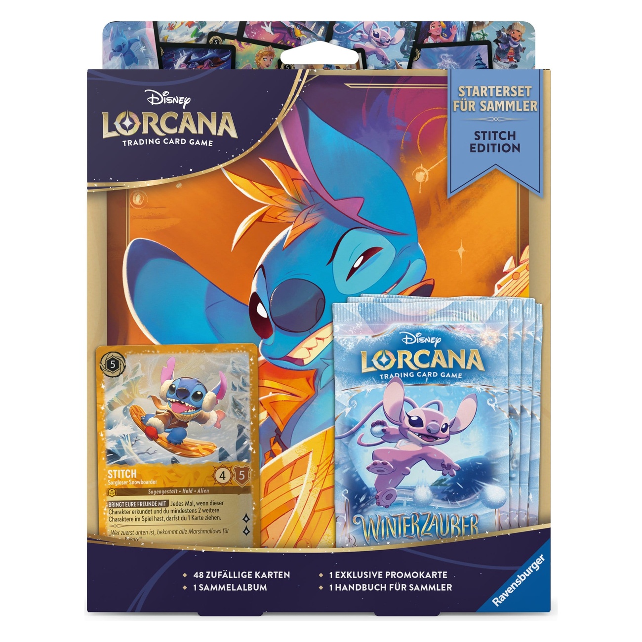 Disney Lorcana TCG Coffret de départ pour collectionneurs Stitch Édition *Édition allemande*