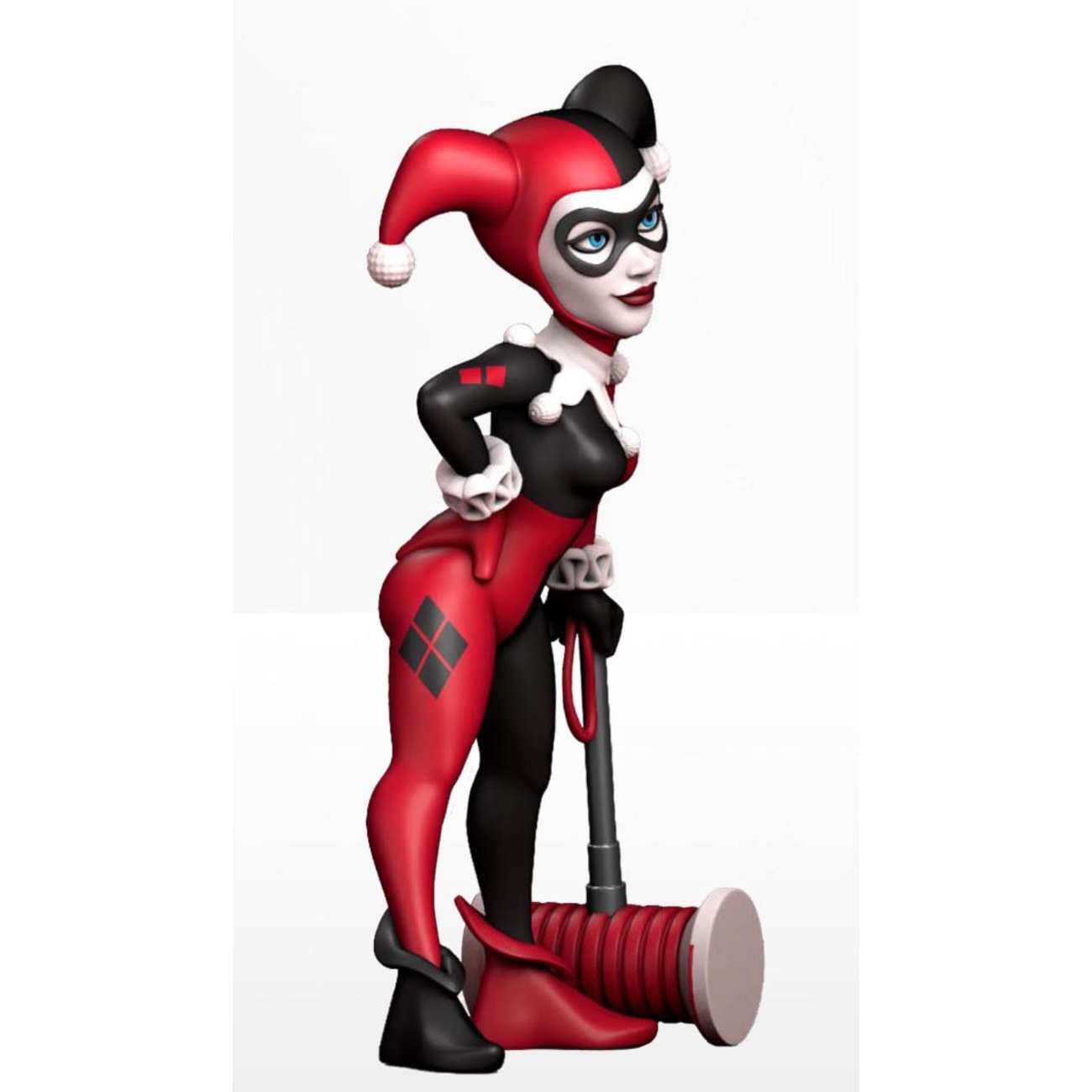 DC Comics Minix Figur Harley Quinn with hammer New Suit 12 cm