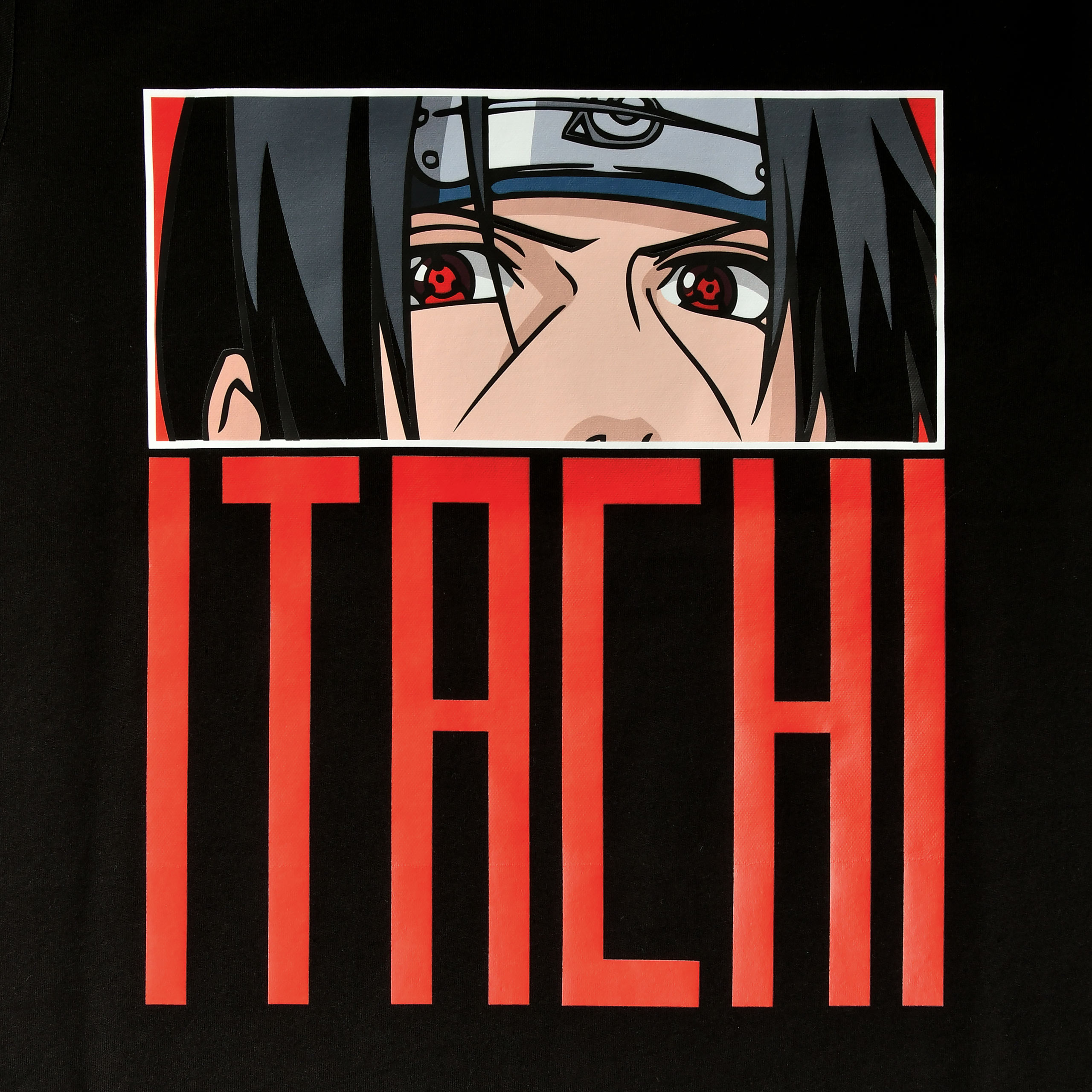 Naruto - T-shirt Itachi Eyes noir