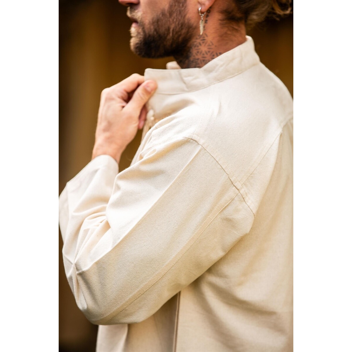 Middeleeuws Hemd Ansbert beige