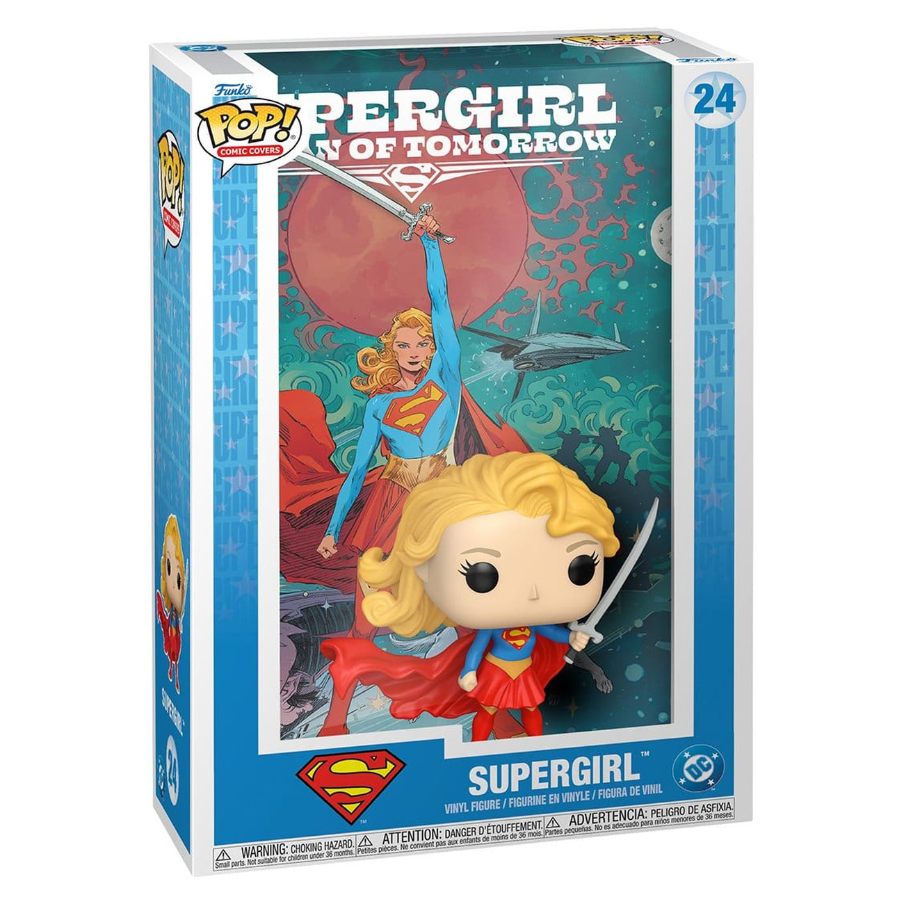 DC Comics POP! Comic Cover figurine en vinyle Supergirl 9 cm