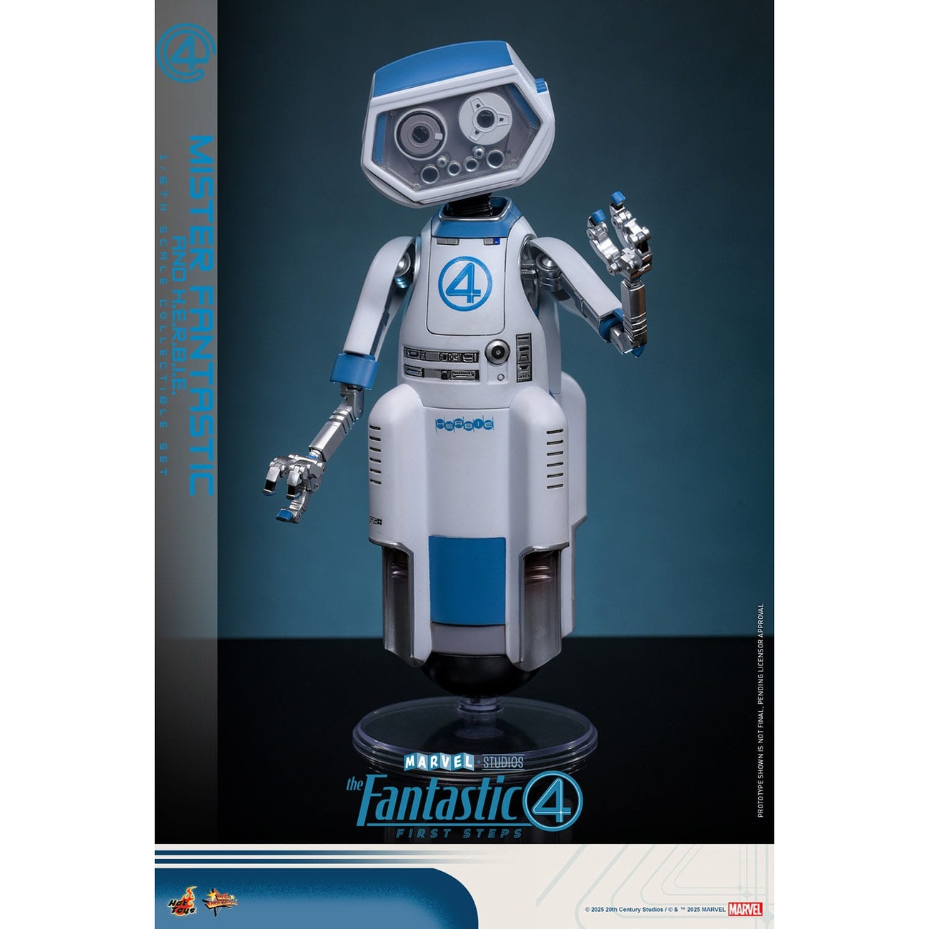 Les Quatre Fantastiques - Mister Fantastic & H.E.R.B.I.E. coffret de figurines d’action Masterpiece 1:6