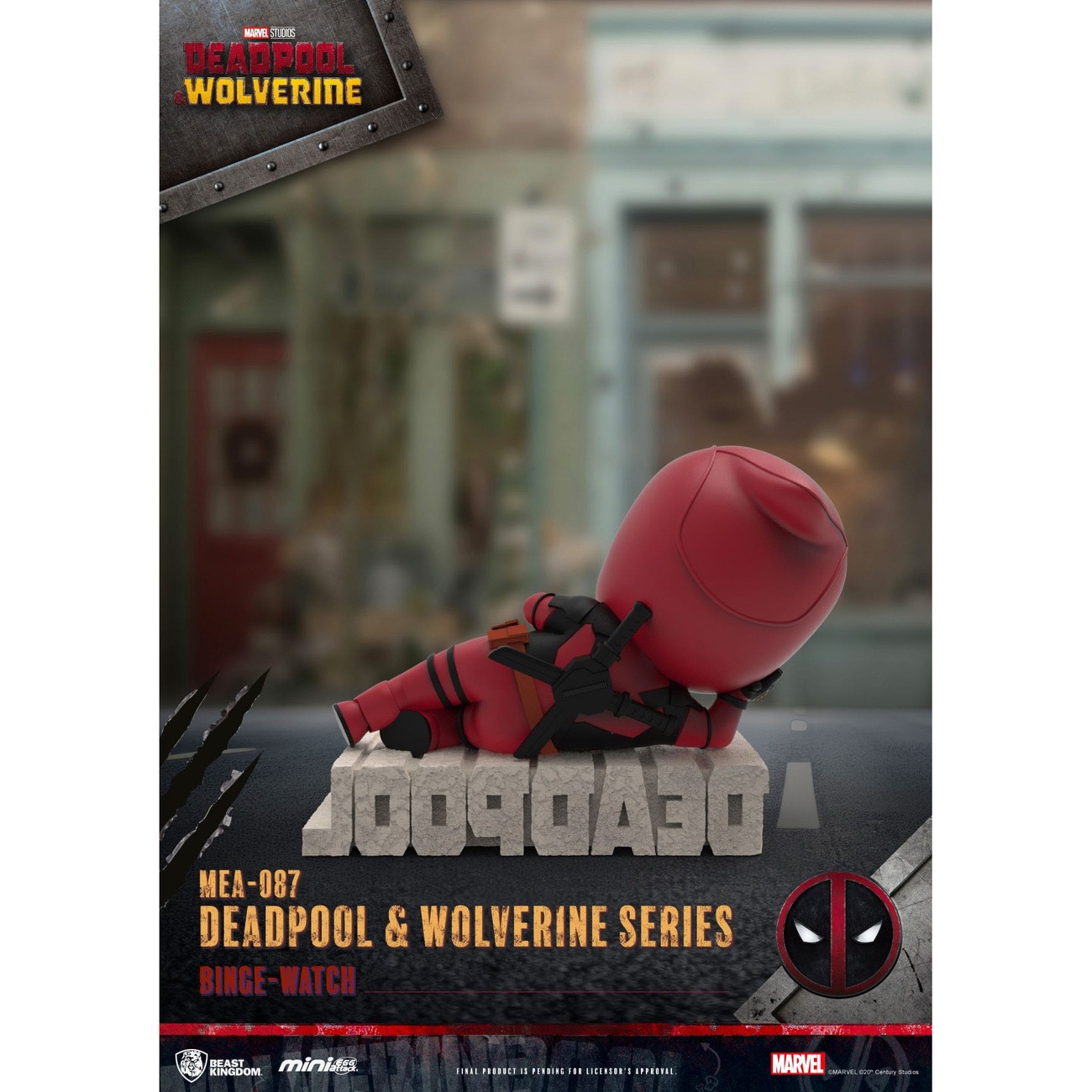 Deadpool 3 Serie Deadpool & Wolverine Set de figuras Mini Egg Attack 8 cm