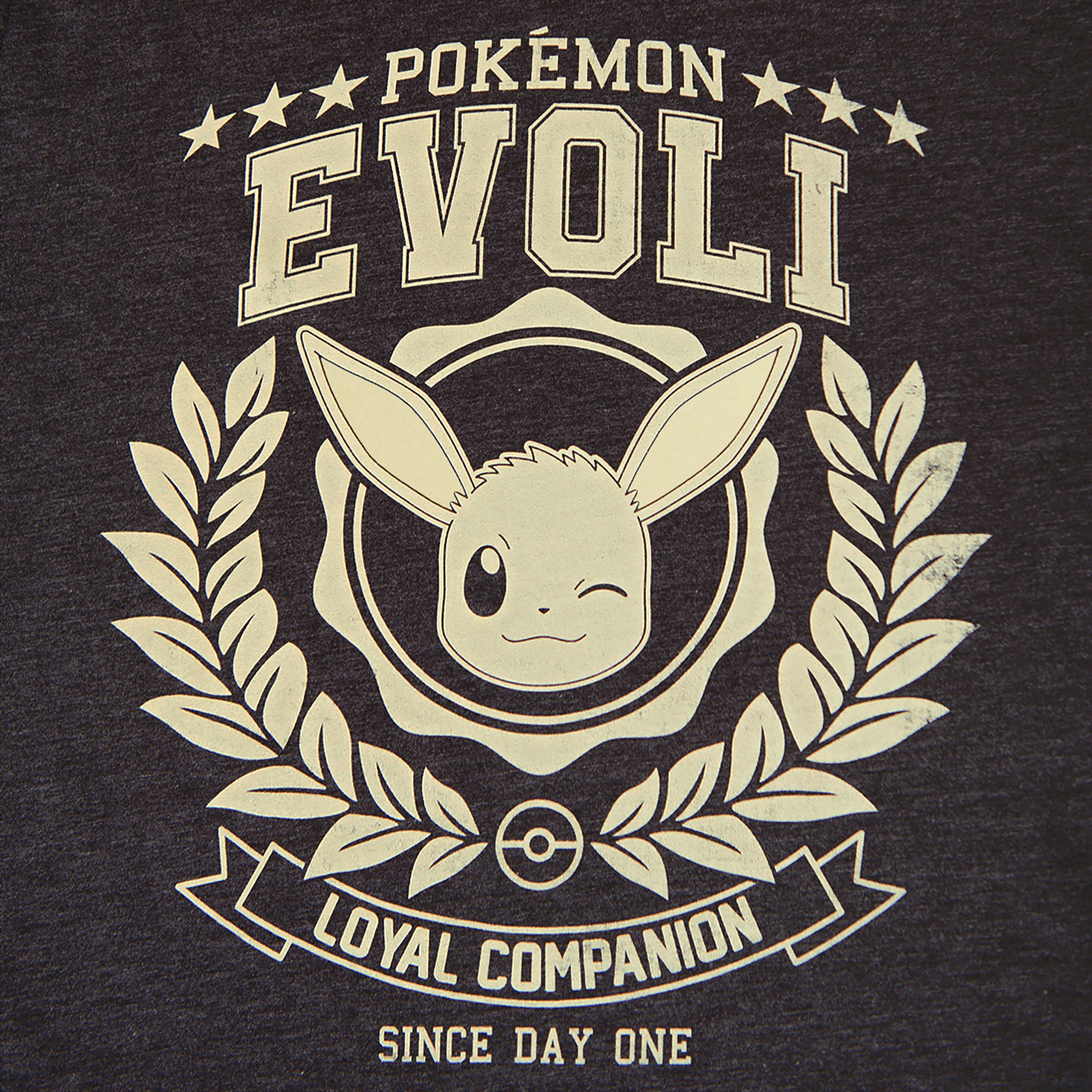 Pokemon - Eevee Loyal Companion T-shirt grijs
