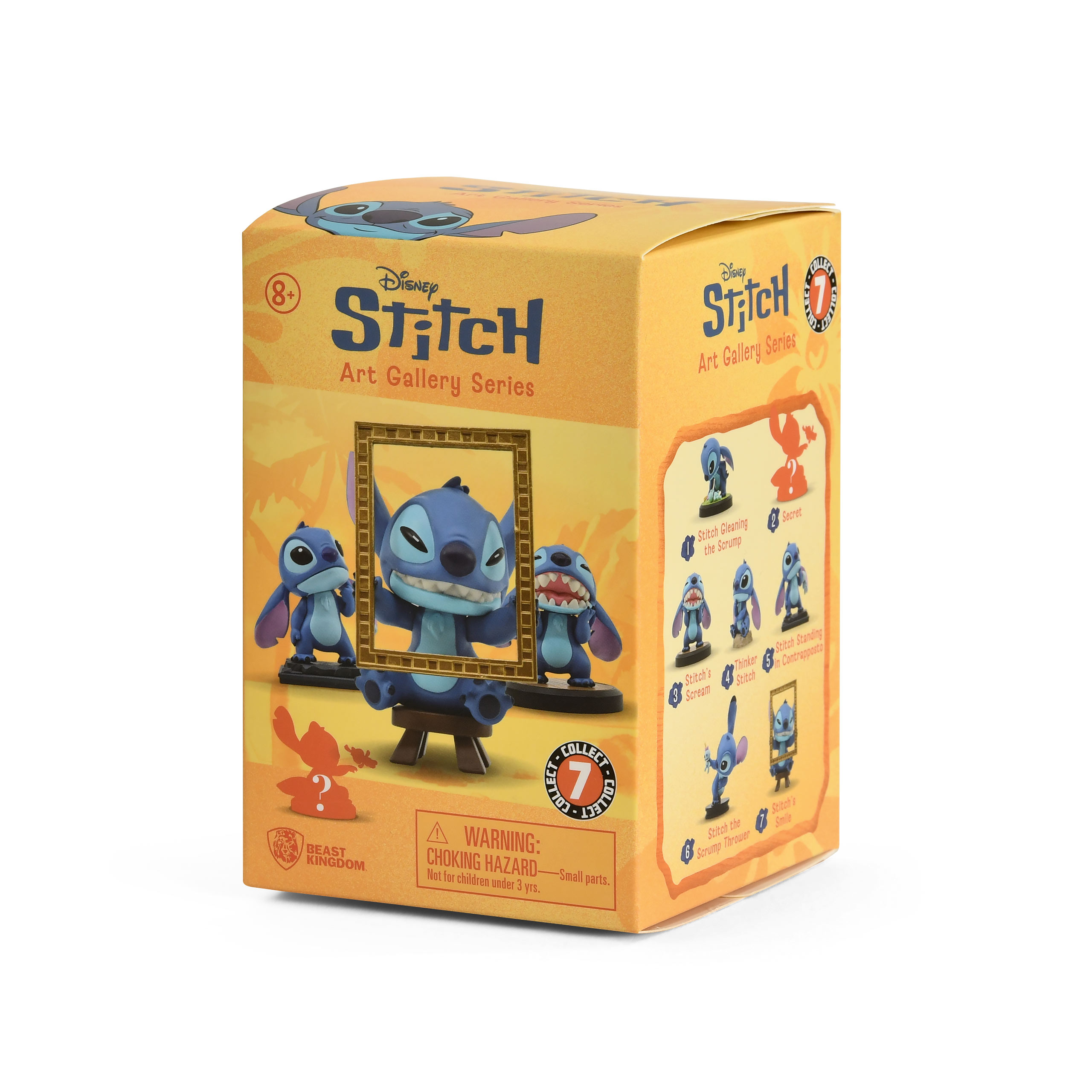 Figura Stitch YuMe Hero Box Art Gallery Series Blind Box - Lilo & Stitch