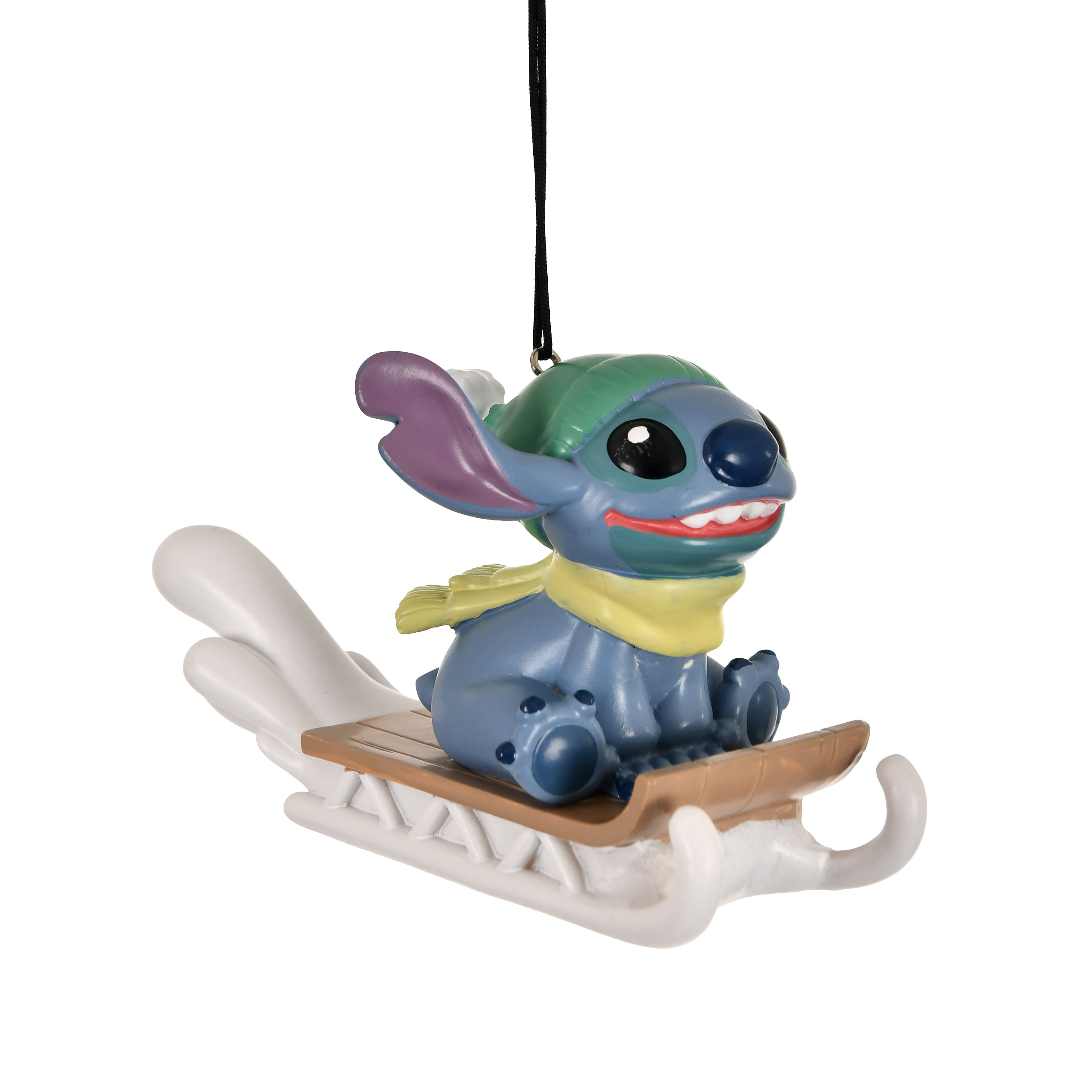 Stitch with Sleigh Christmas Tree Ornament - Lilo & Stitch