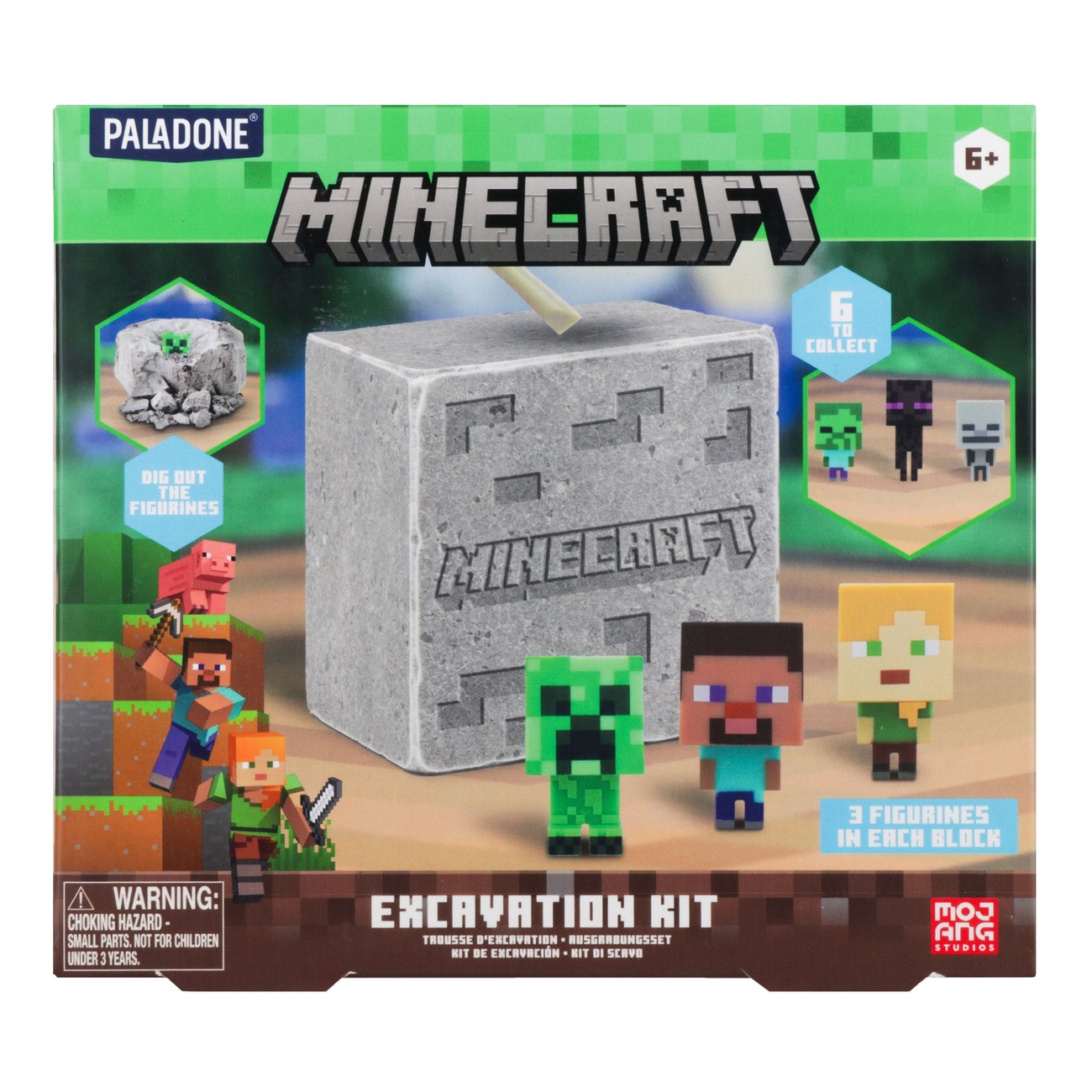 Kit de excavación Minecraft