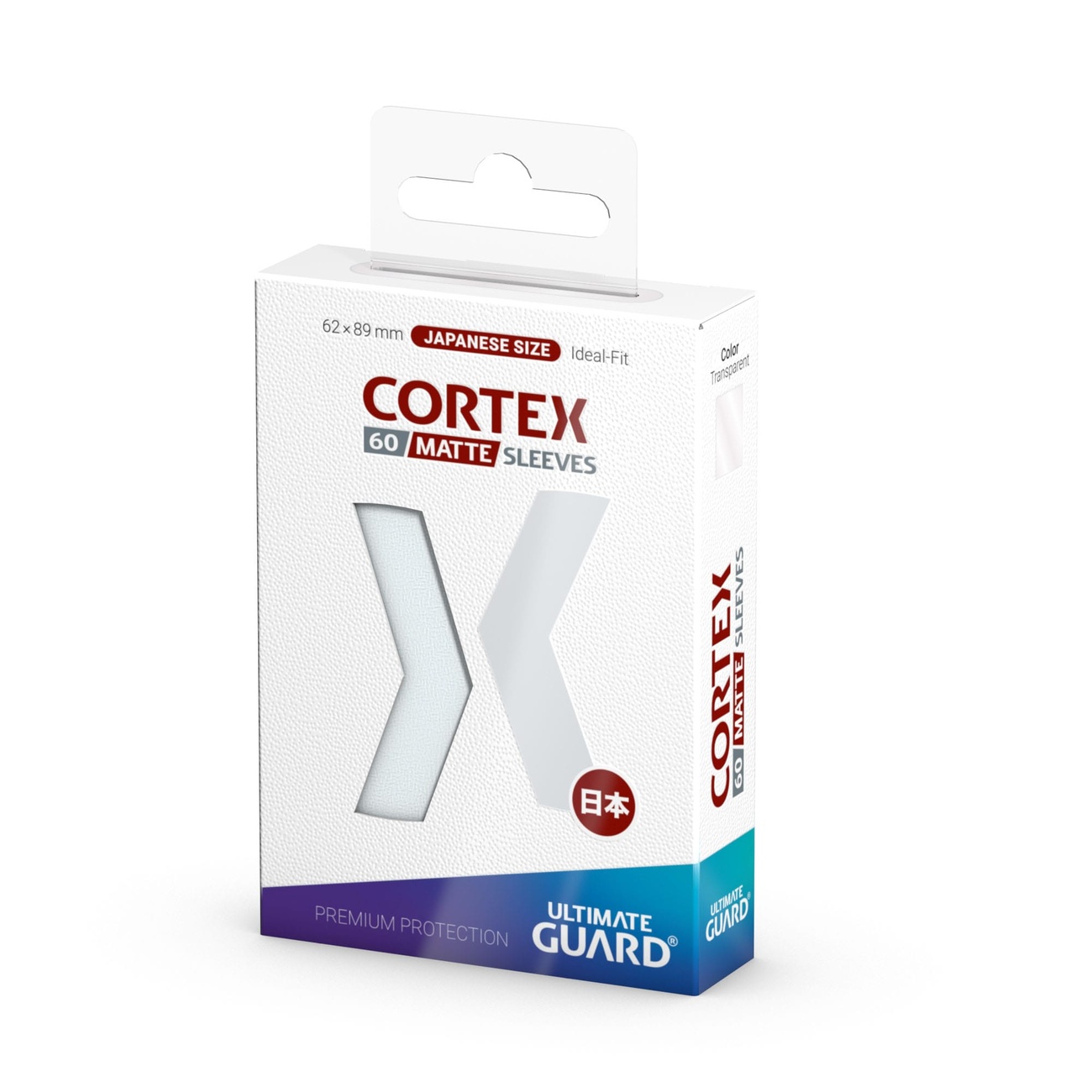Ultimate Guard Protèges-cartes Cortex Mat Taille Japonaise (60) - Transparent
