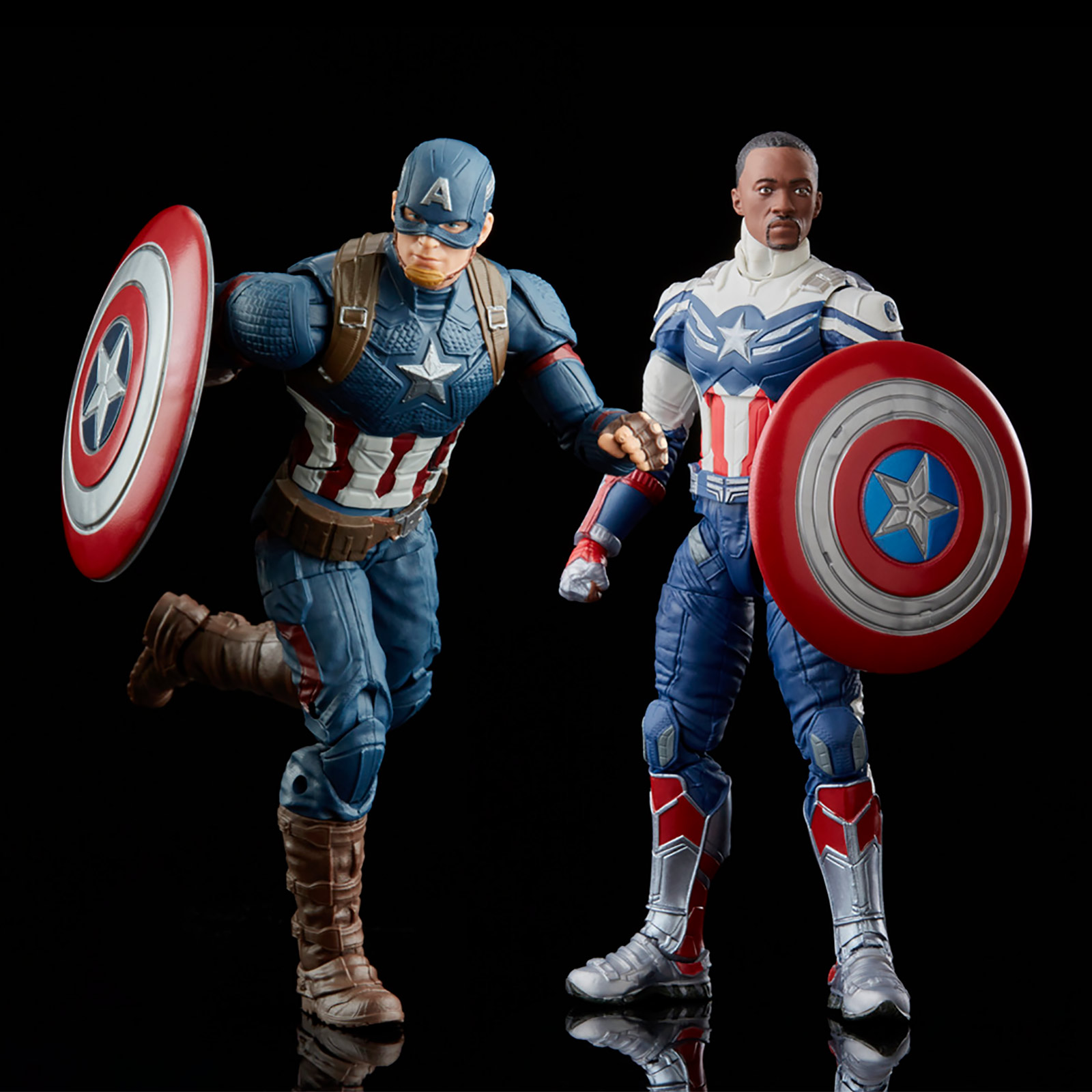 Captain America Set De Figuras De Acci n Sam Wilson Steve Rogers Captain America Set De Figuras De Acci n Sam Wilson Steve Rogers