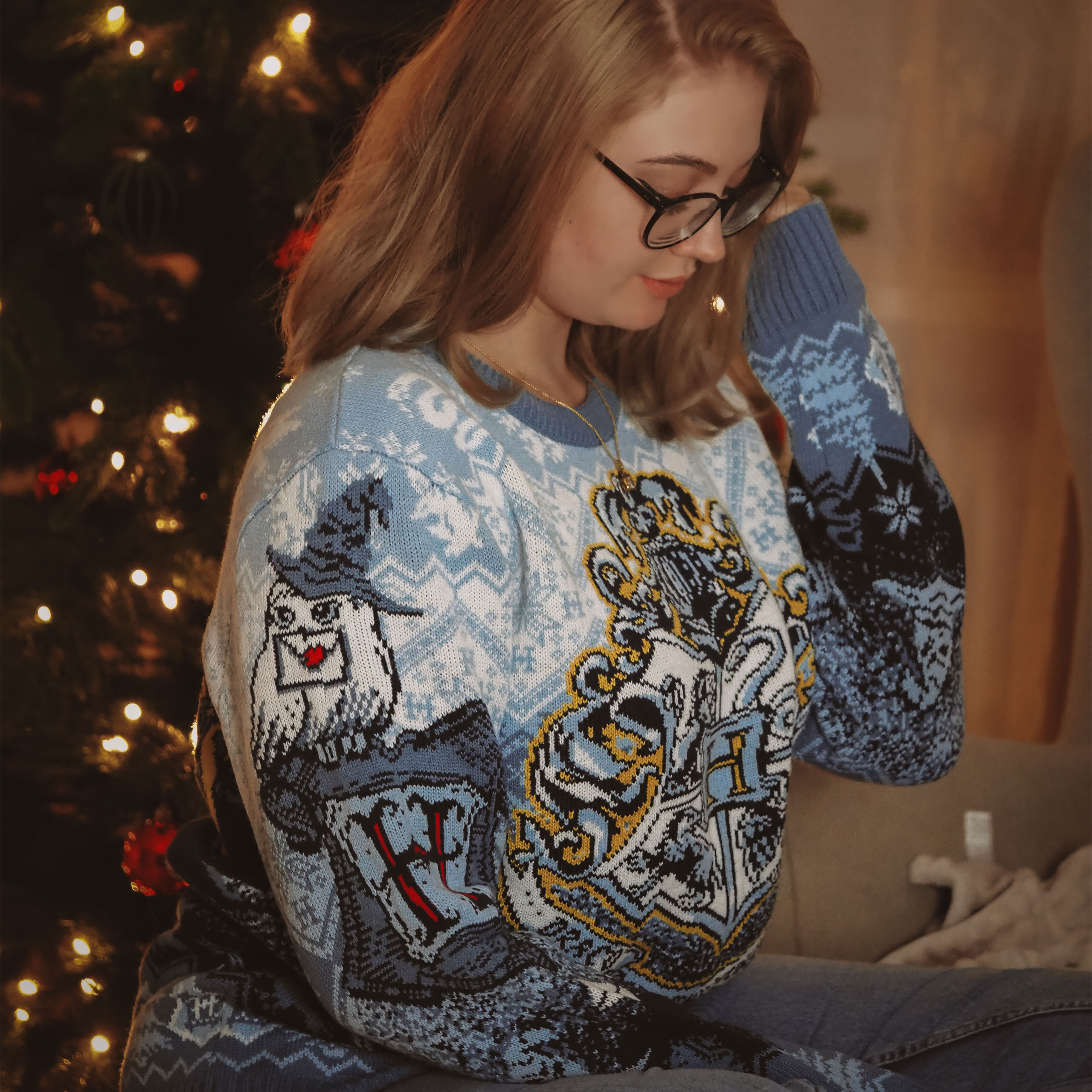 Harry Potter - Maglione lavorato a maglia Hogwarts