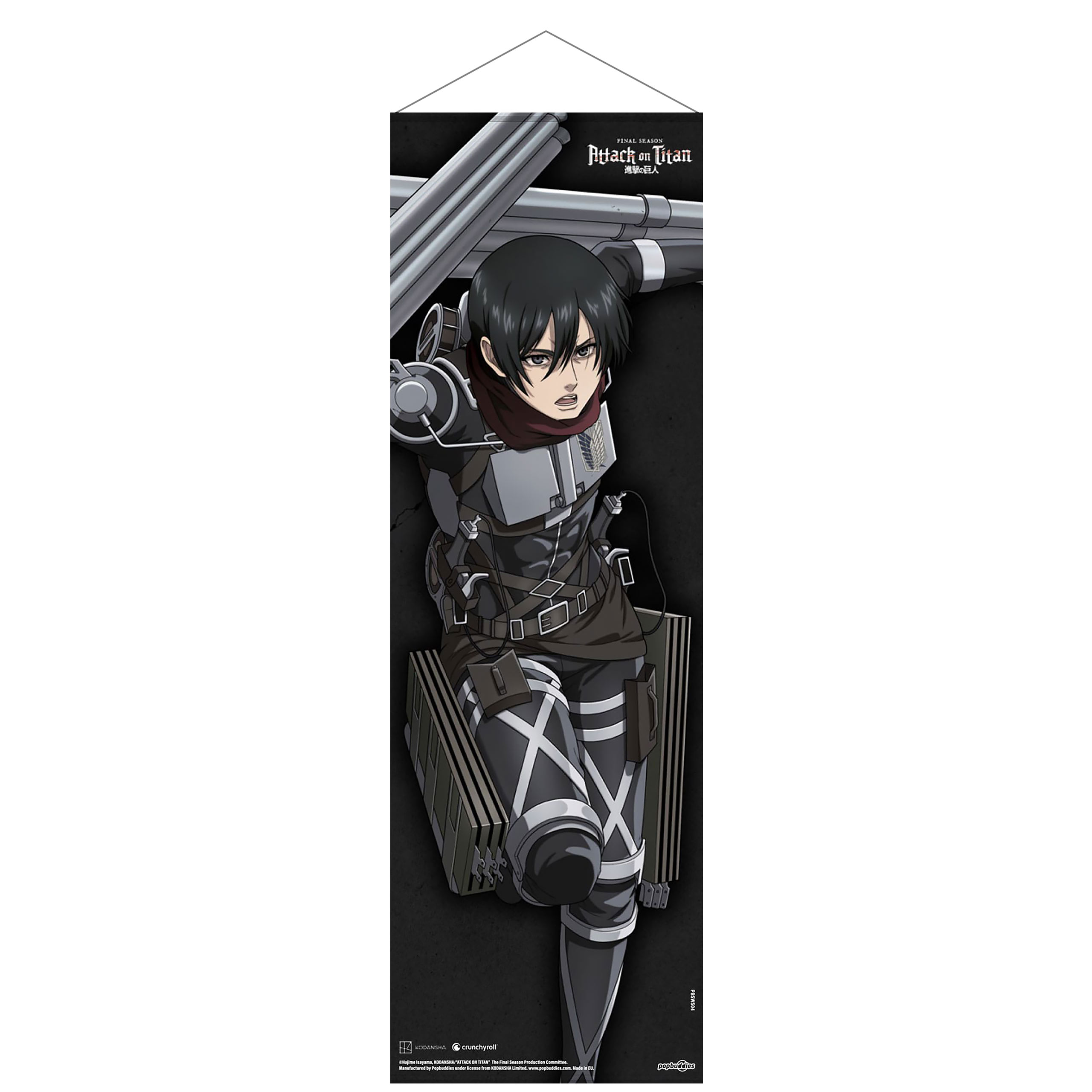 Attack on Titan - Mikasa Ackermann Wall Scroll