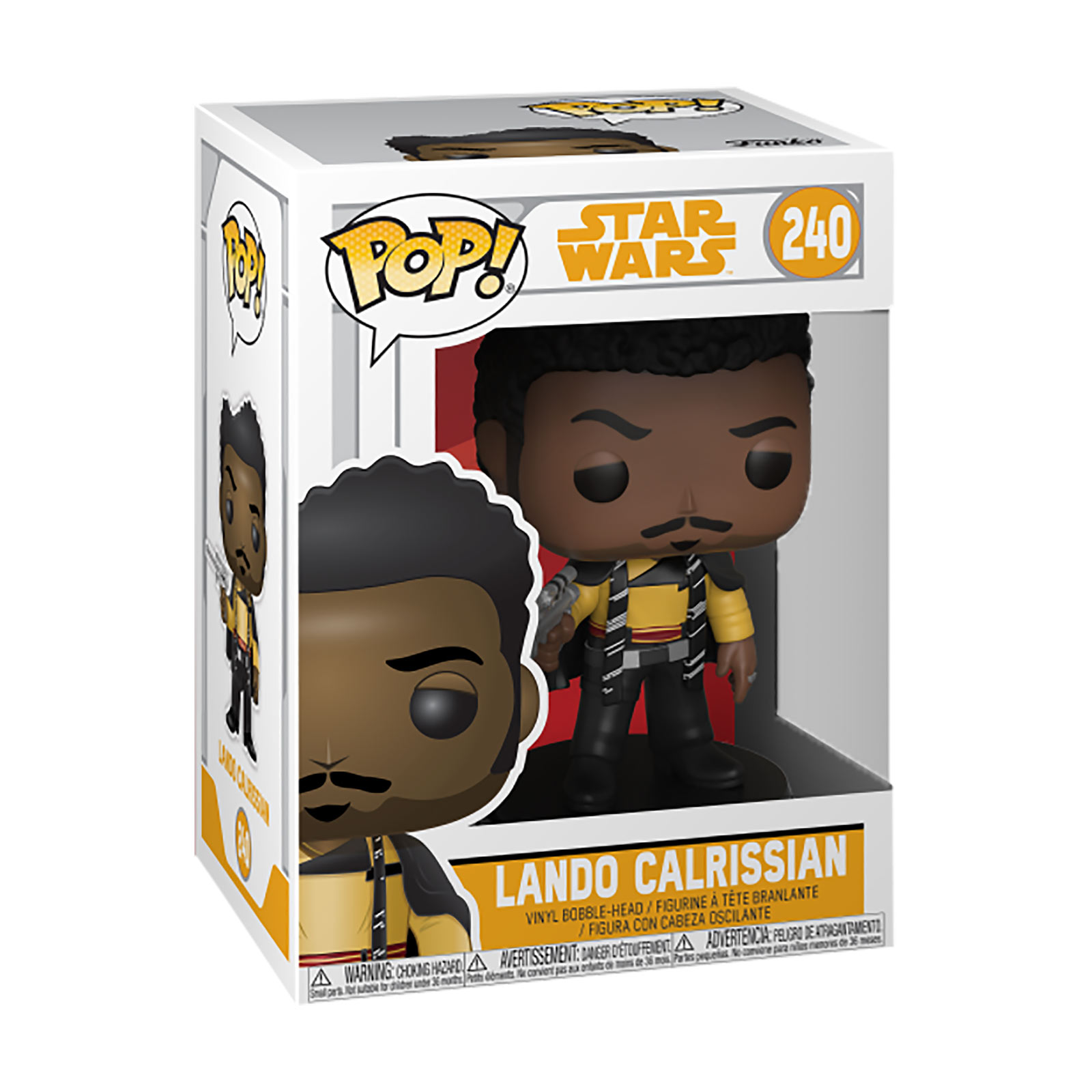 Star Wars - Figurine Funko Pop Lando Calrissian à tête branlante