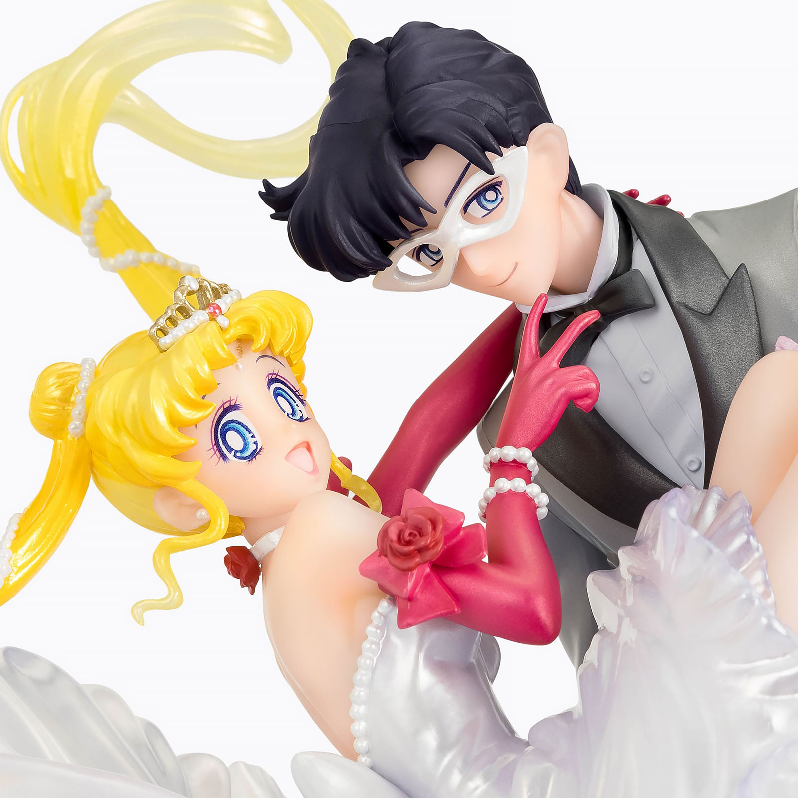 Sailor Moon - Usagi & Tuxedo Mask Statue Moonlight Glow Edition