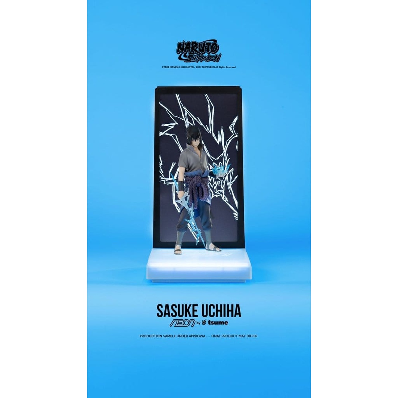 Naruto - Sasuke Uchiha Neonfigur 1:9