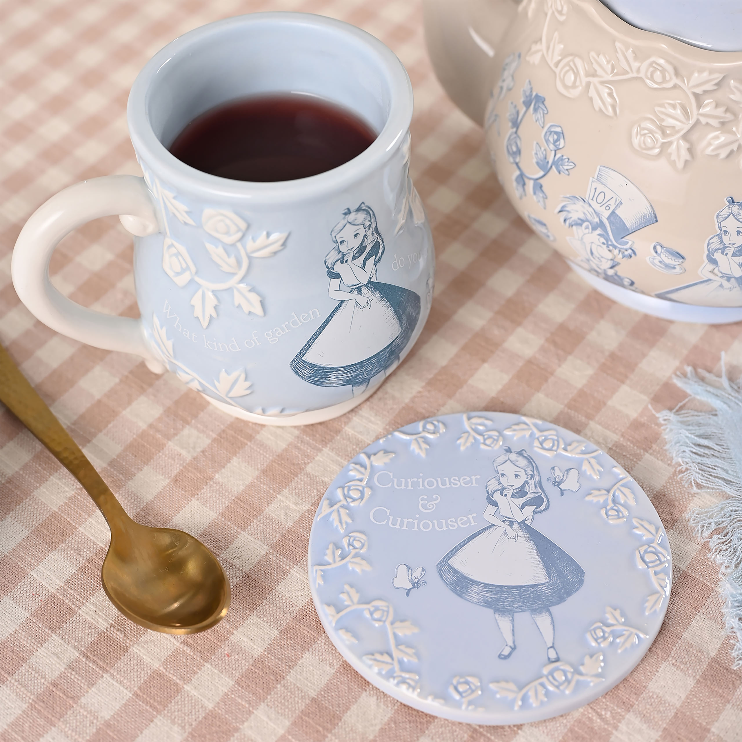 Alice nel Paese delle Meraviglie - Sottobicchieri Characters set di 4