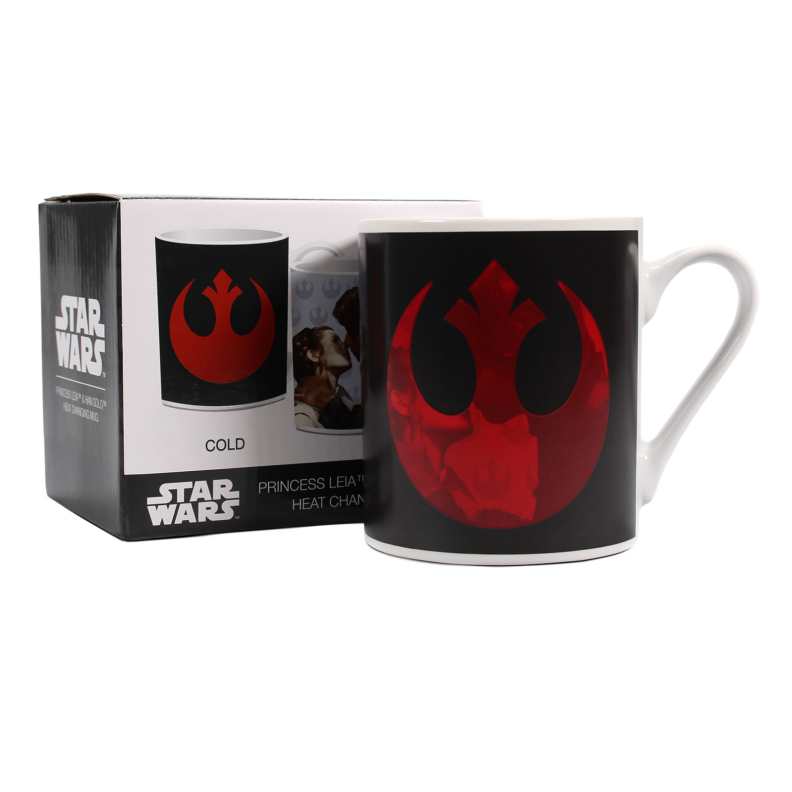 Star Wars - Leia and Han Solo thermo effect mug
