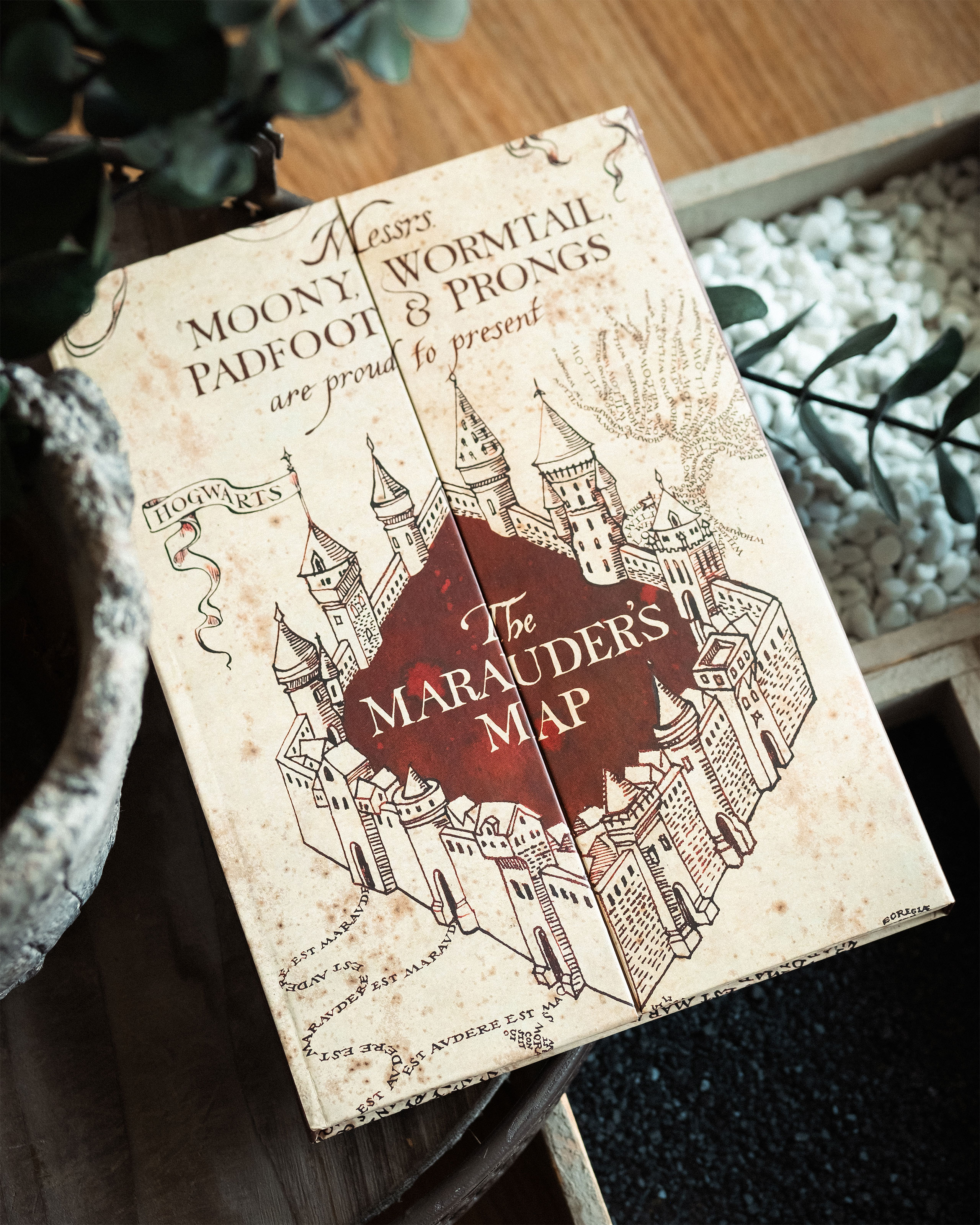Harry Potter - Karte des Rumtreibers Notizbuch A5