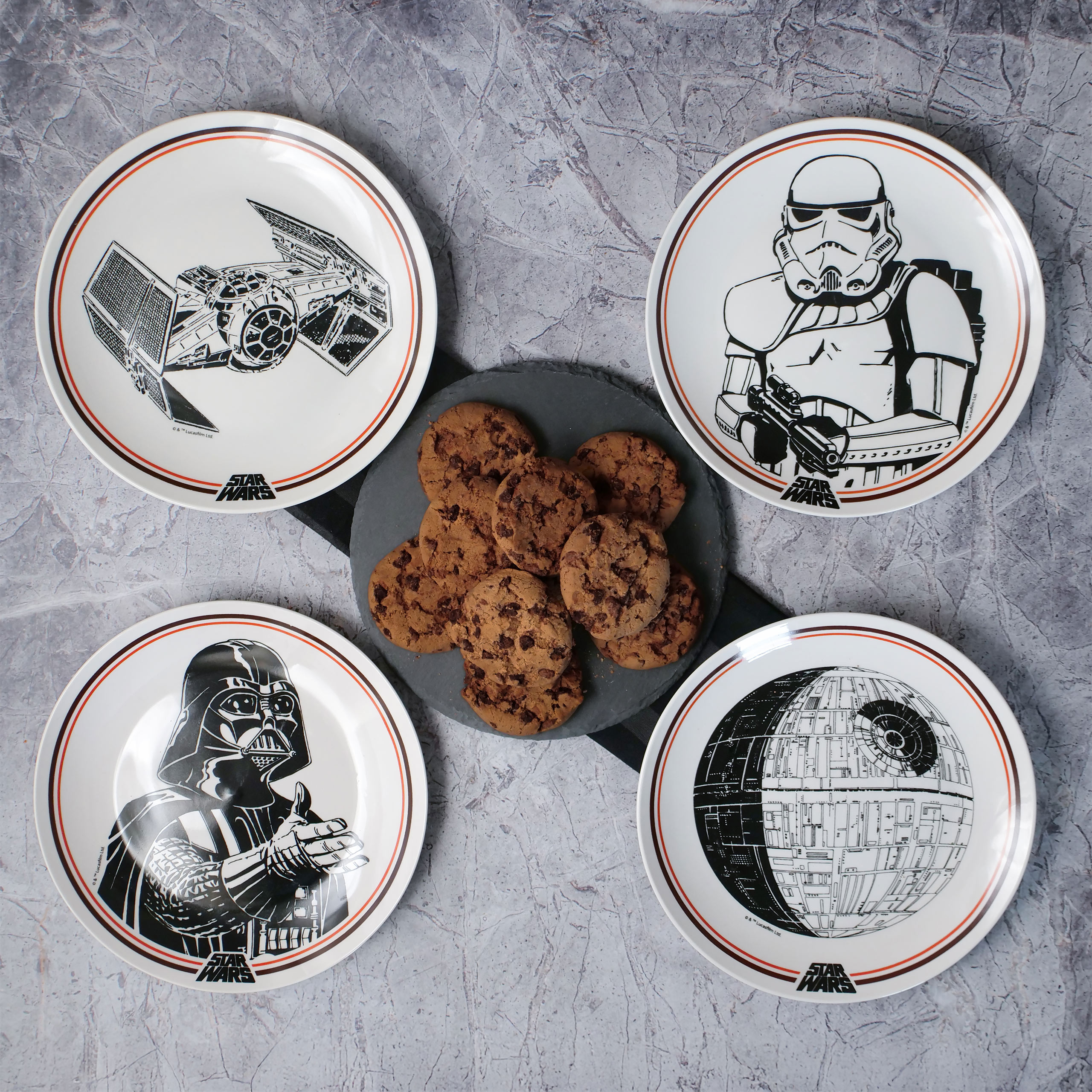 Star Wars - Set d'Assiettes Côté Obscur