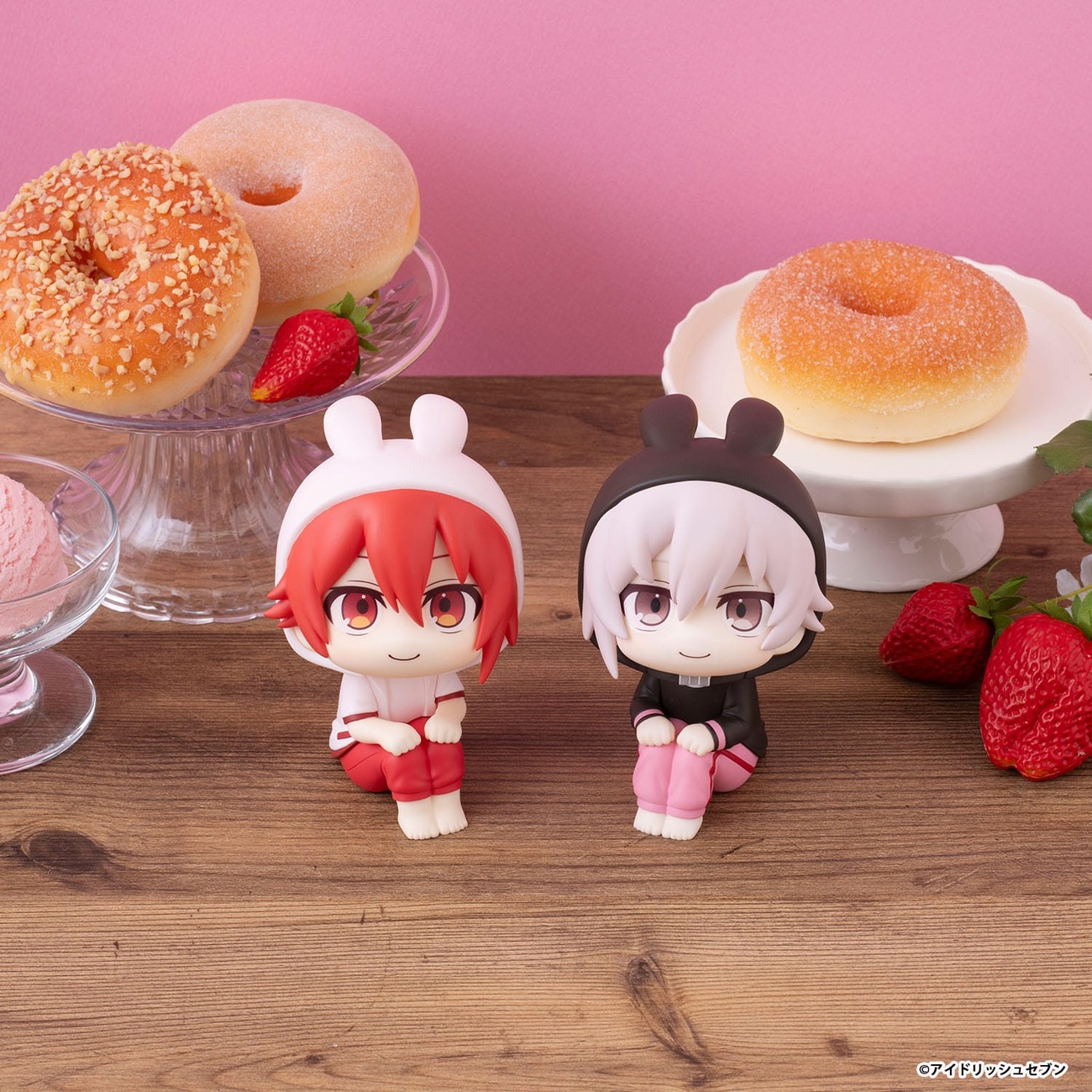 Idolish7 Look Up figurki PVC Riku Nanase i Ten Kujo Zestaw (z gift)