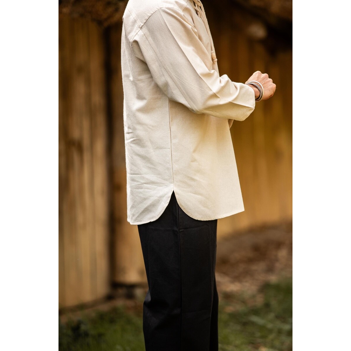 Middeleeuws Hemd Ansbert beige