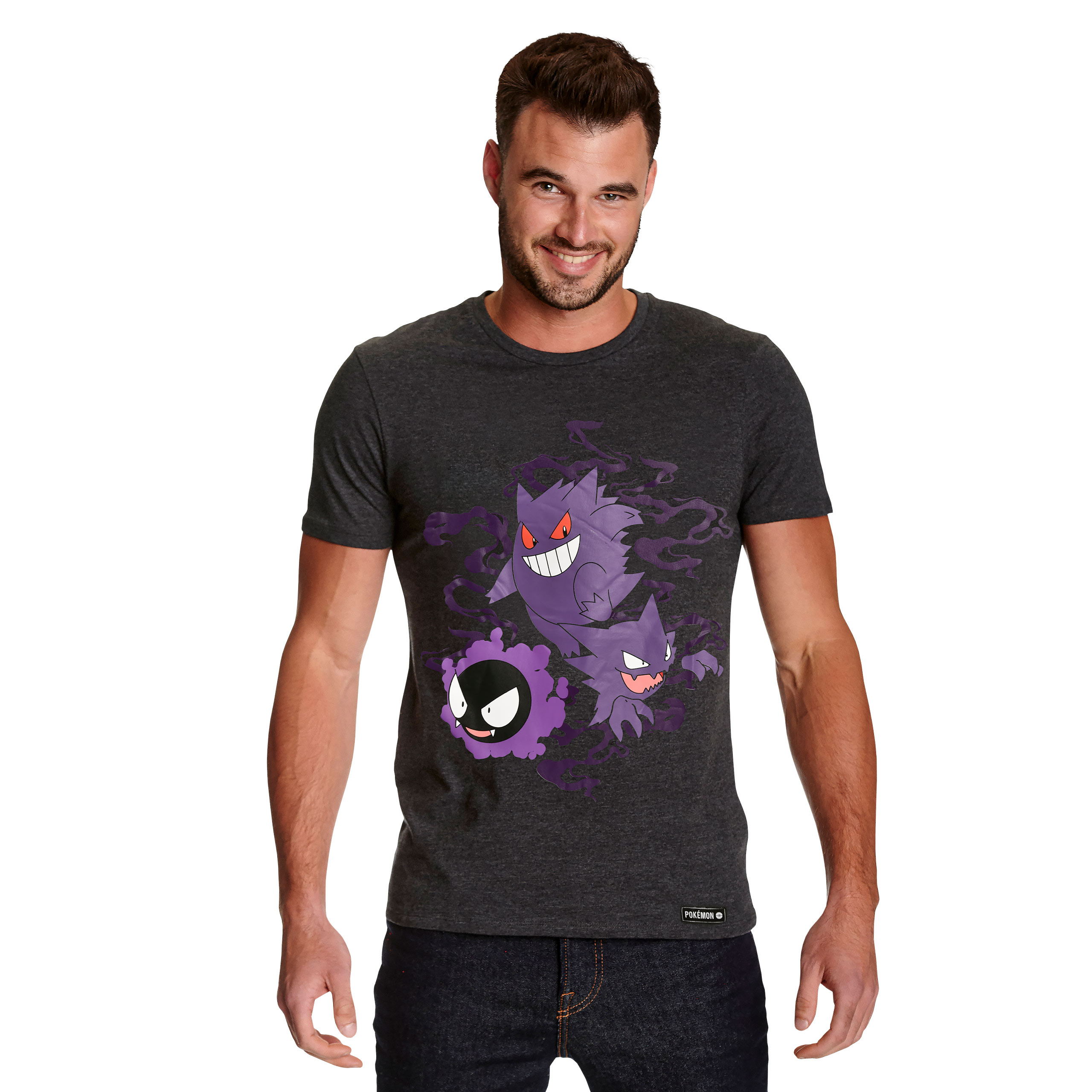 Pokemon - T-shirt Fantômes noir