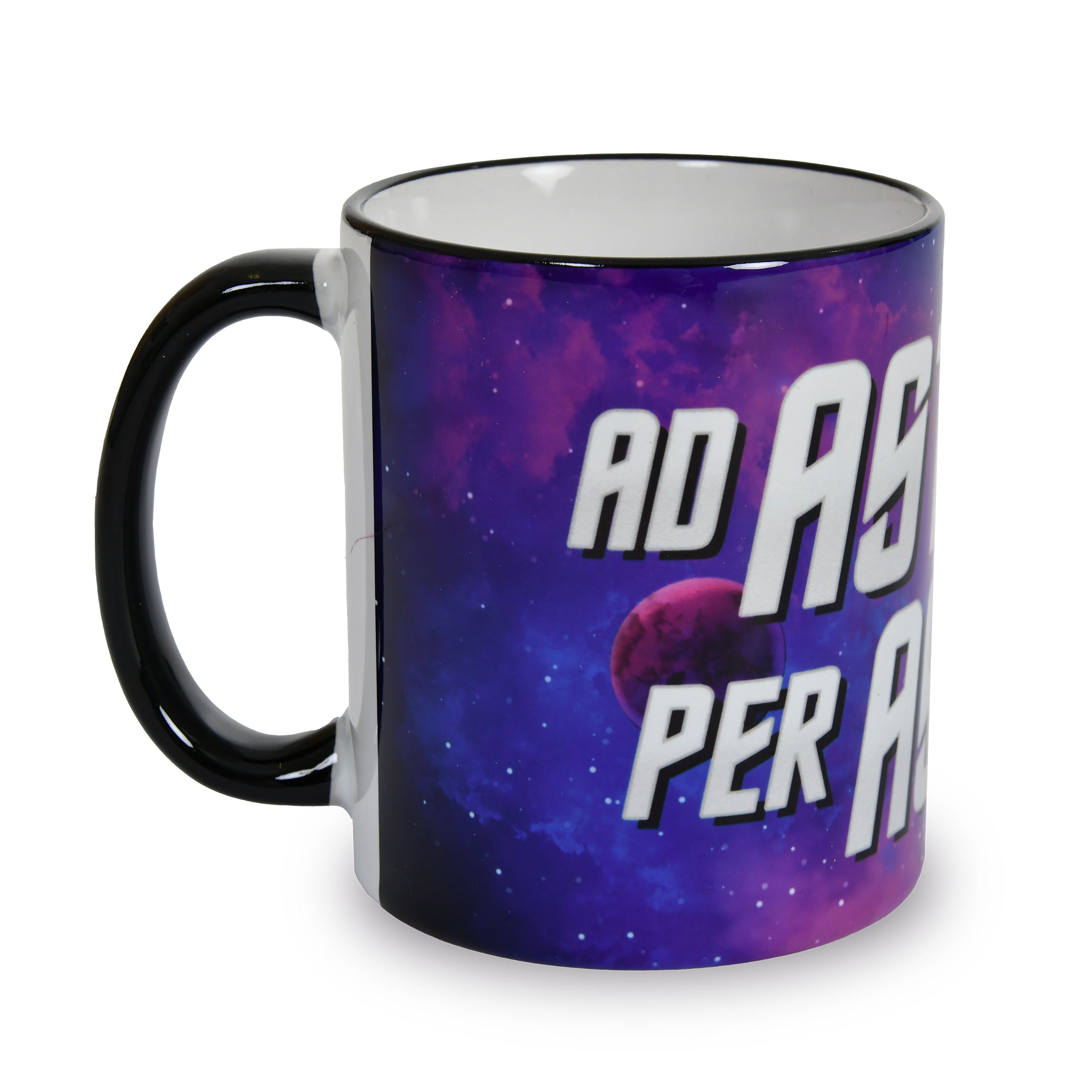 Ad Astra Per Aspera mug for Star Trek fans