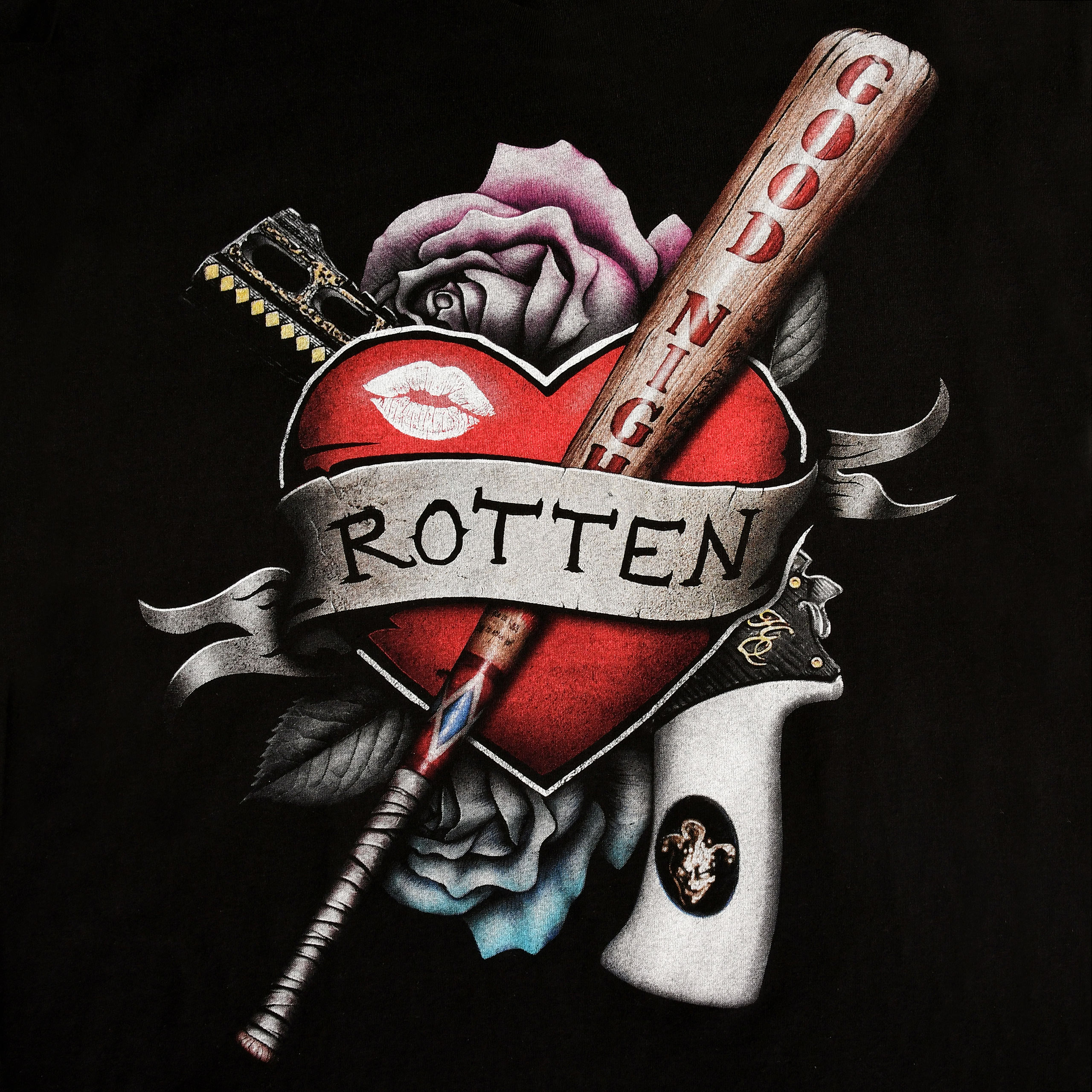 Harley Quinn - Rotten T-Shirt zwart