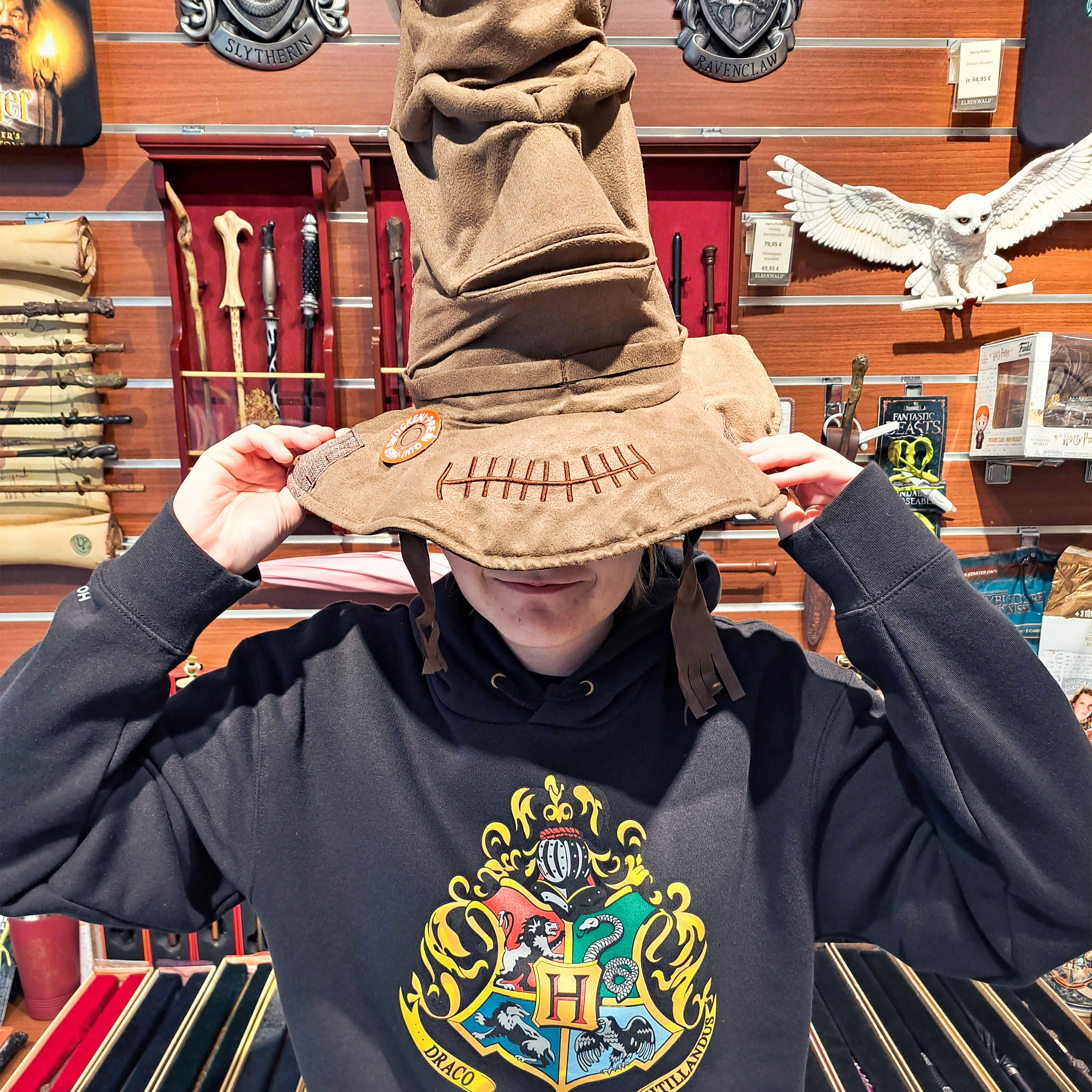 Harry Potter - Sprechender Hut mit Sound und Bewegung