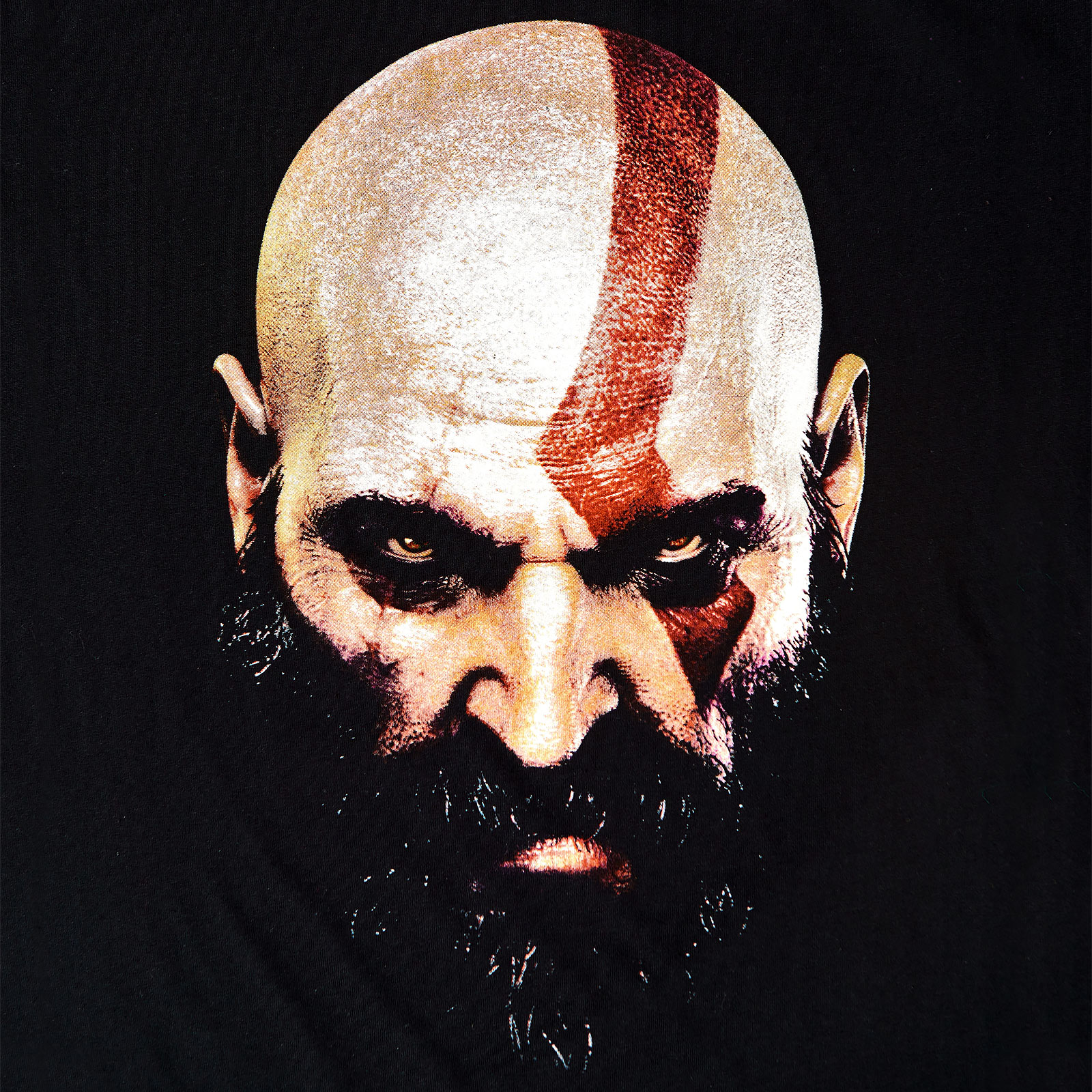 God of War - Kratos Face T-Shirt Black