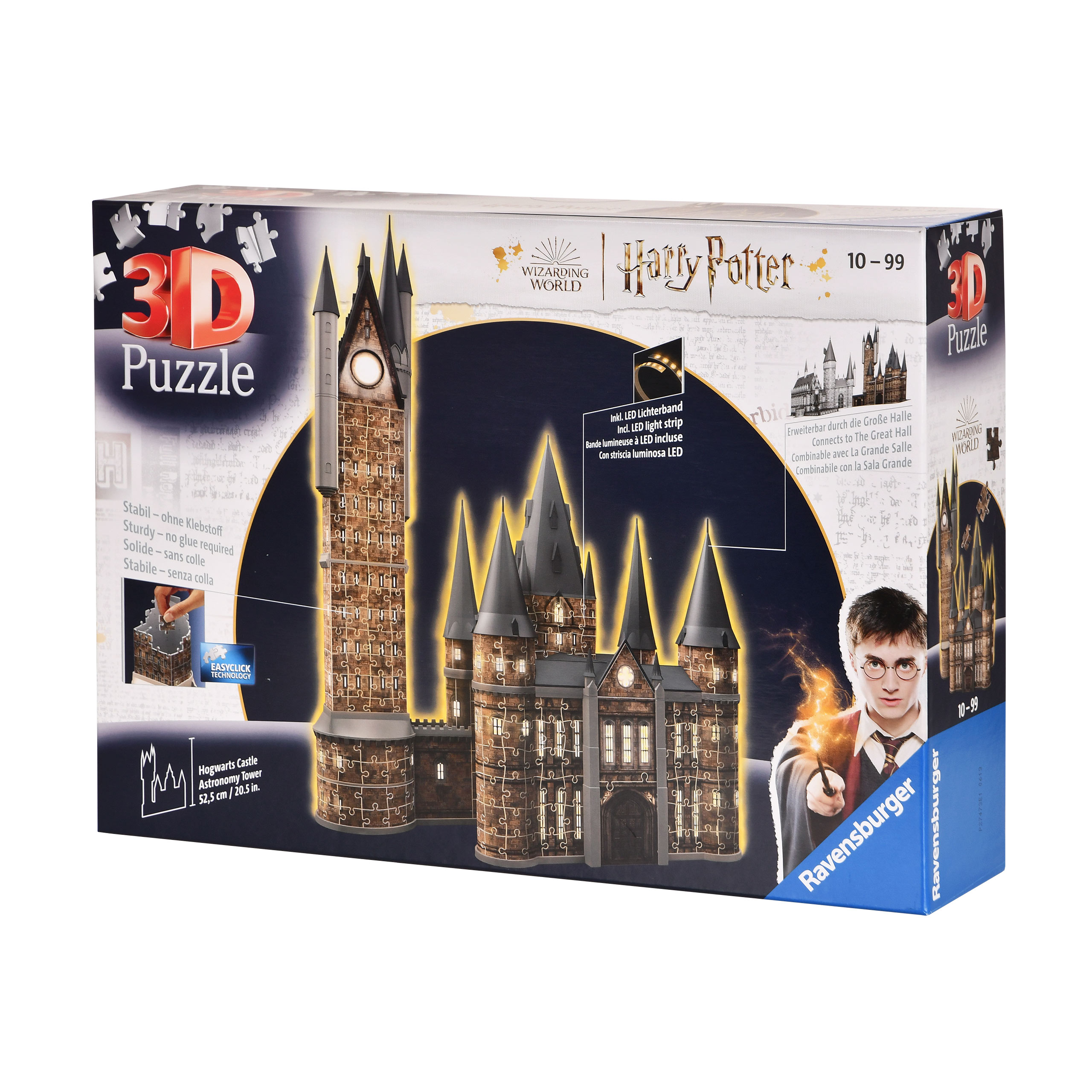 Hogwarts Schloss Astronomie-Turm 3D Puzzle mit Beleuchtung - Harry Potter