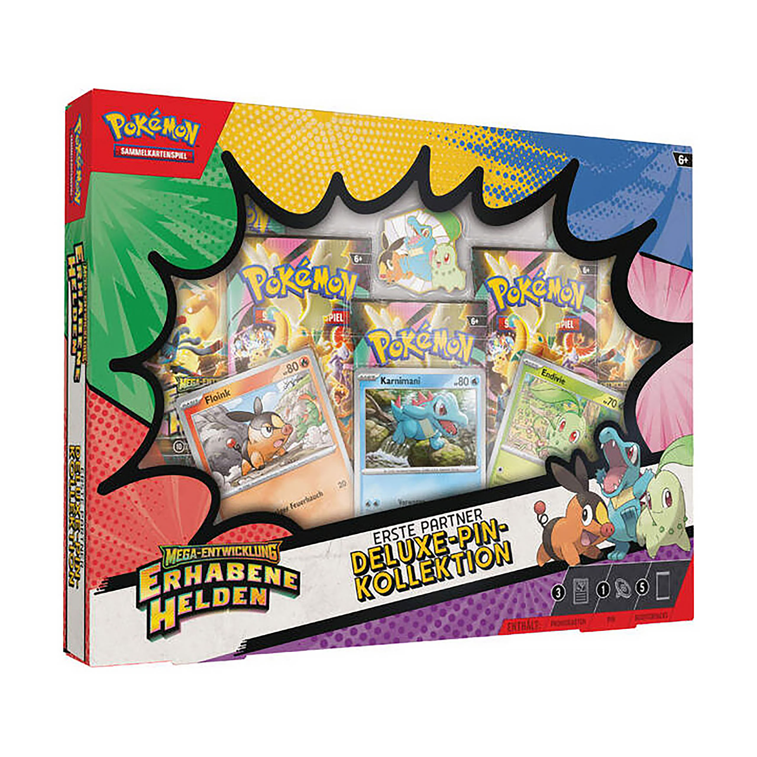 Pokémon - Mega-Evolutie Verheven Helden Deluxe Pin-Collectie
