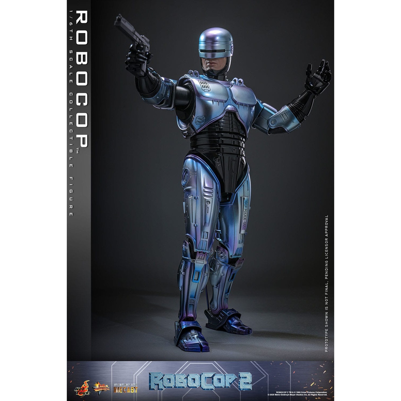 RoboCop Masterpiece action figure diecast 1:6 - RoboCop 2