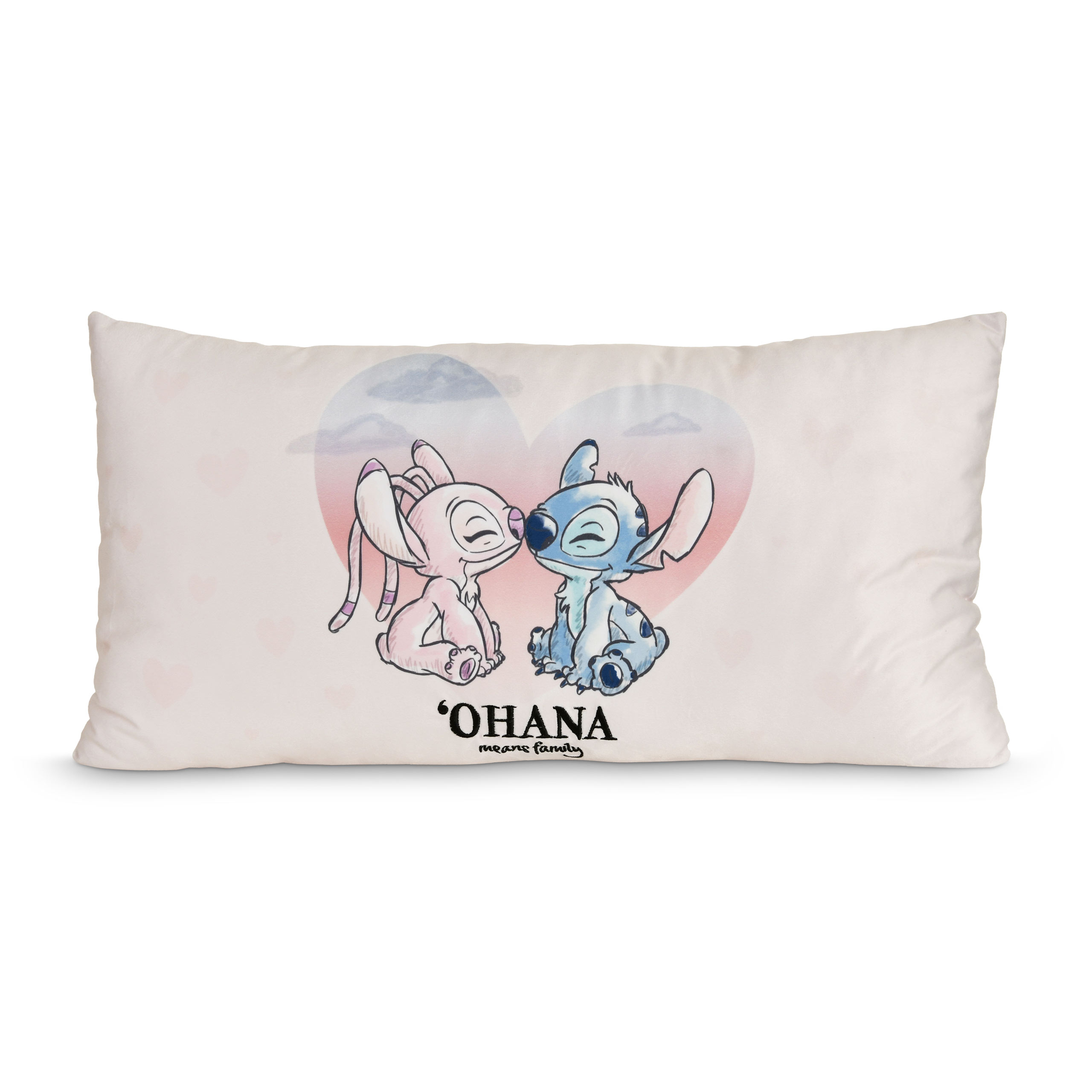 Stitch et Angel Ohana signifie famille - Coussin