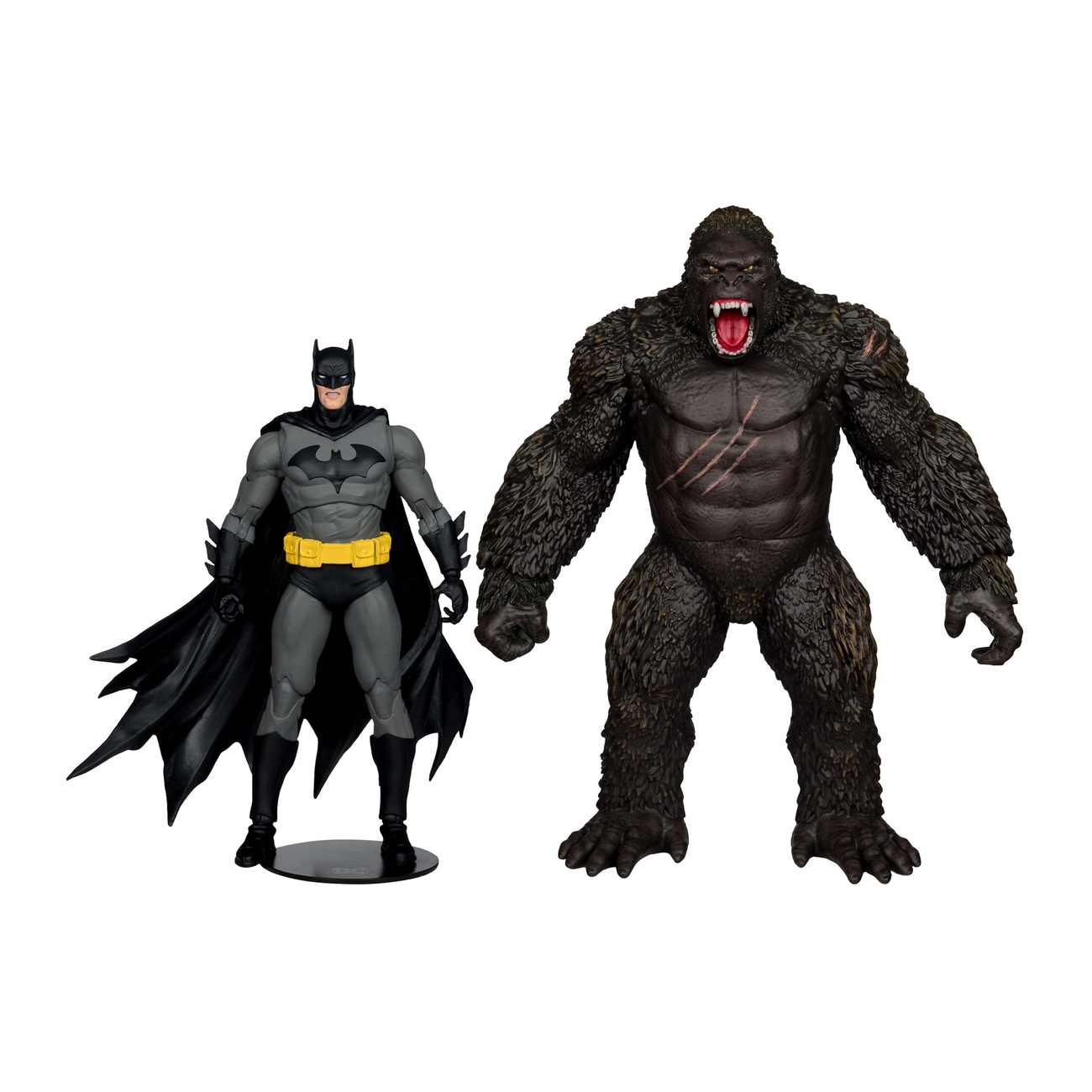 DC Justice League Monsterverse DC Multiverse Lot de 2 figurines articulées Batman & Kong 29 cm