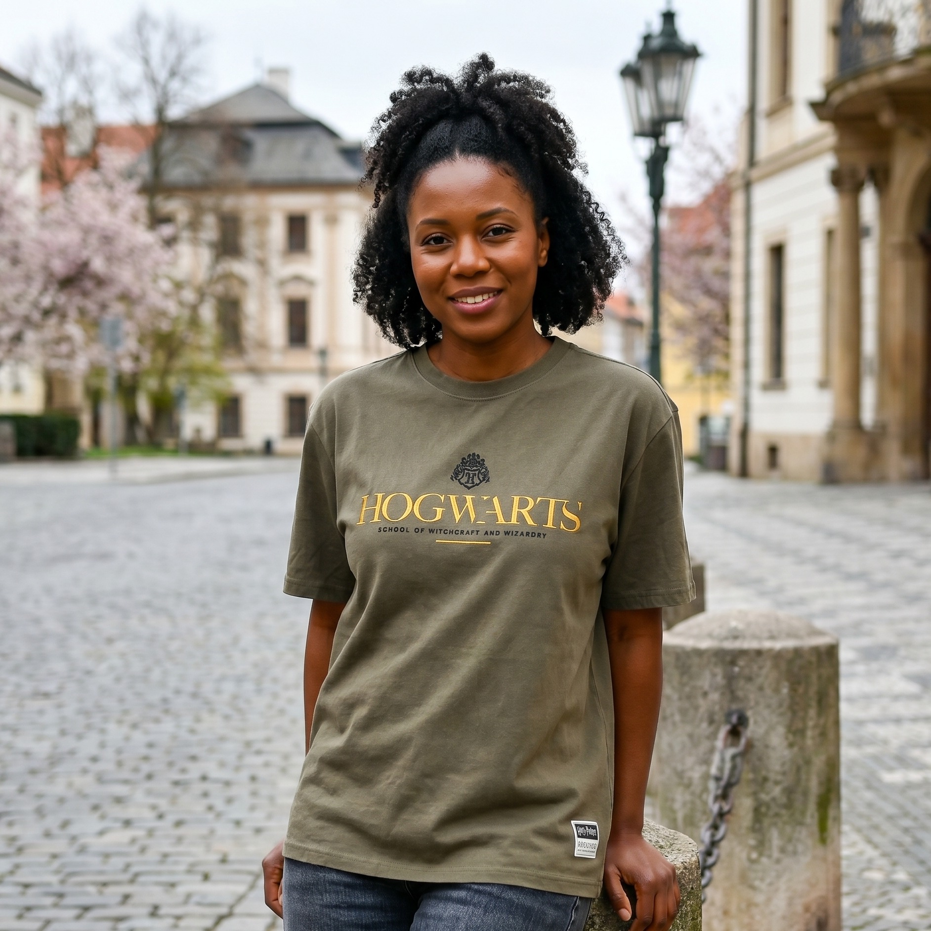 Harry Potter - T-shirt oversize Hogwarts