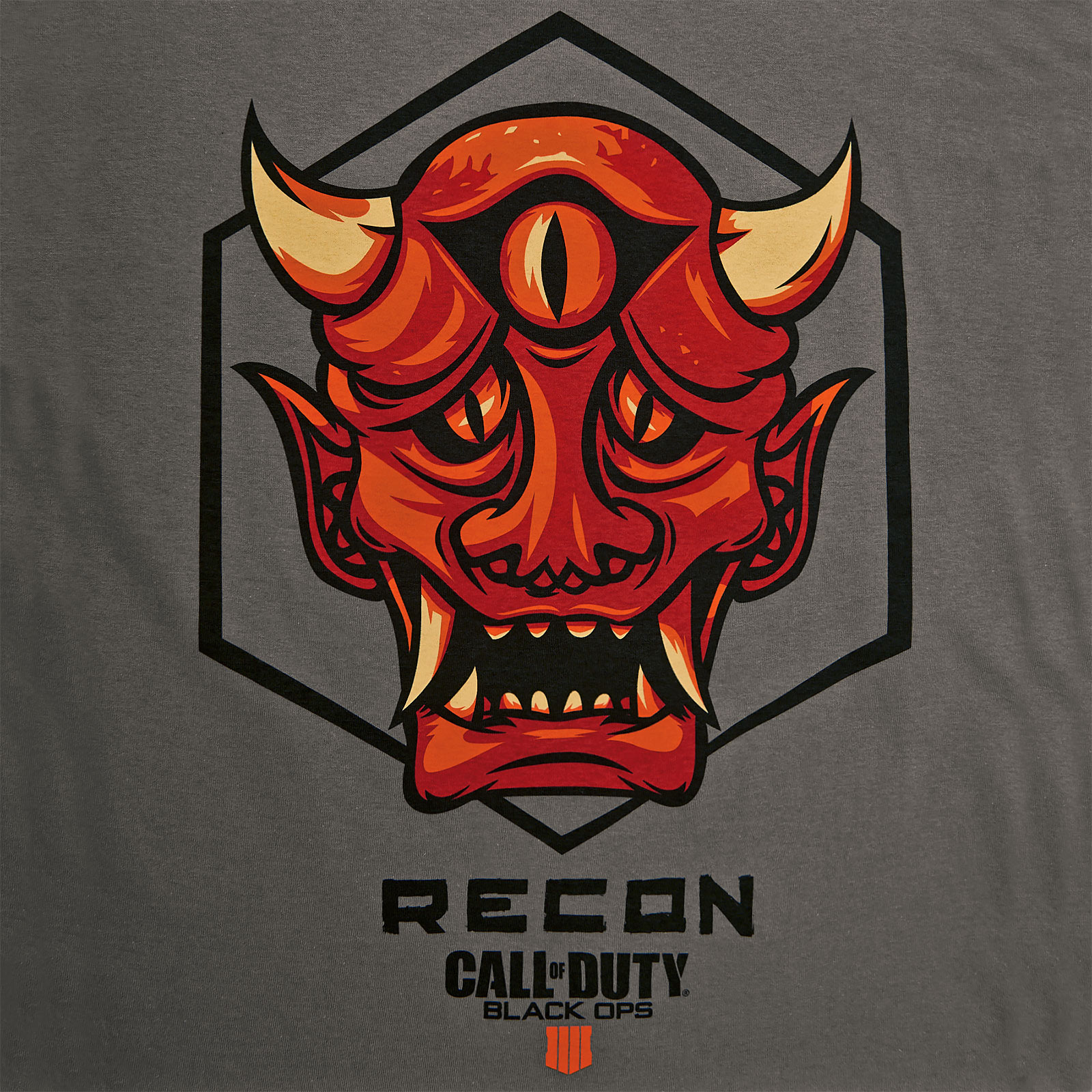 Call of Duty - T-shirt Recon Badge gris