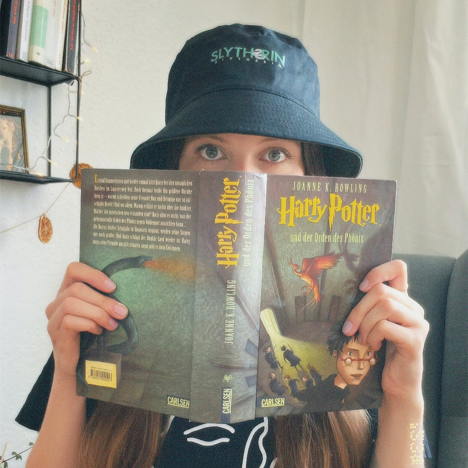 Slytherin Wapen Hoed met omkeerbaar motief - Harry Potter
