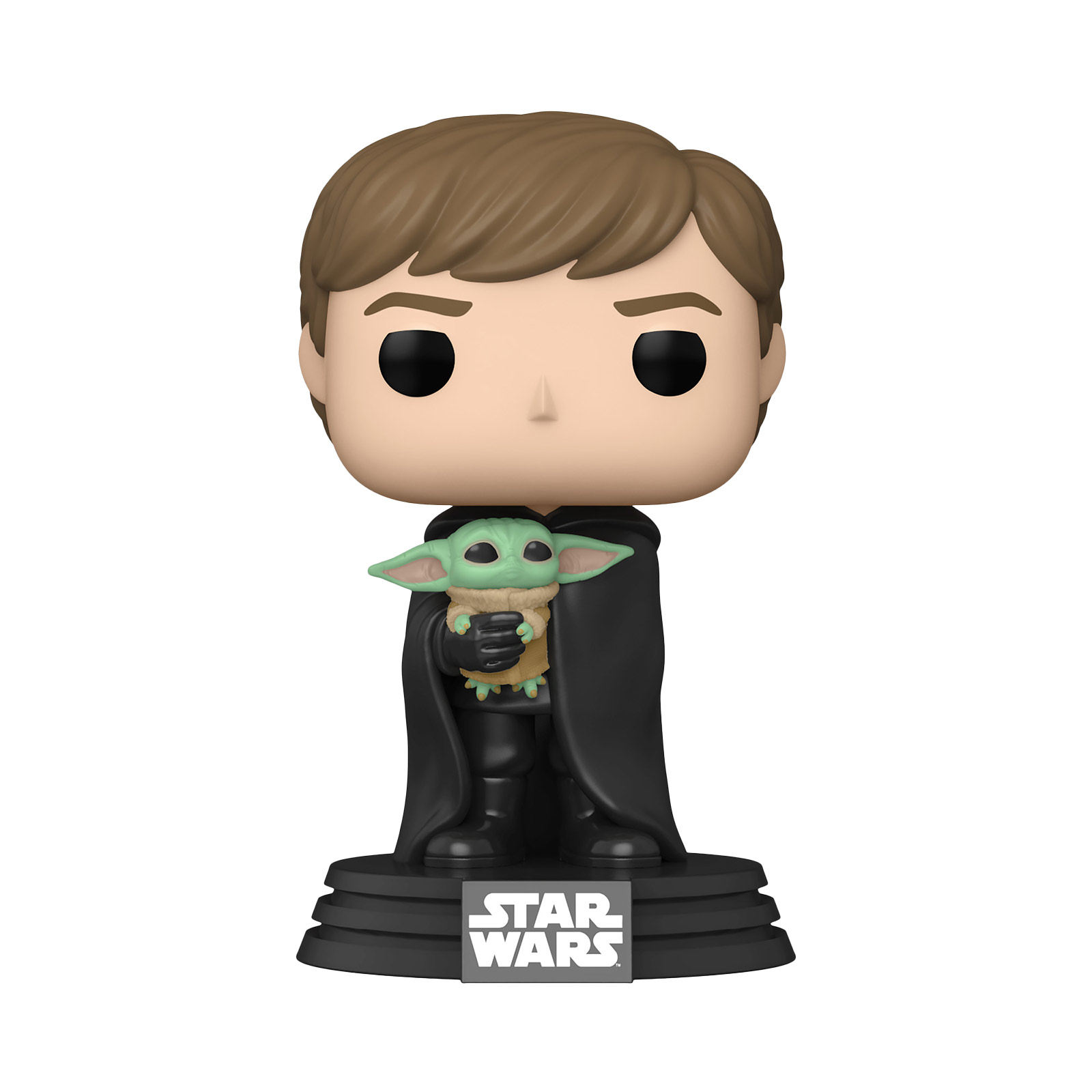 Luke Skywalker with Grogu Funko Pop Bobblehead Figure - Star Wars The Mandalorian