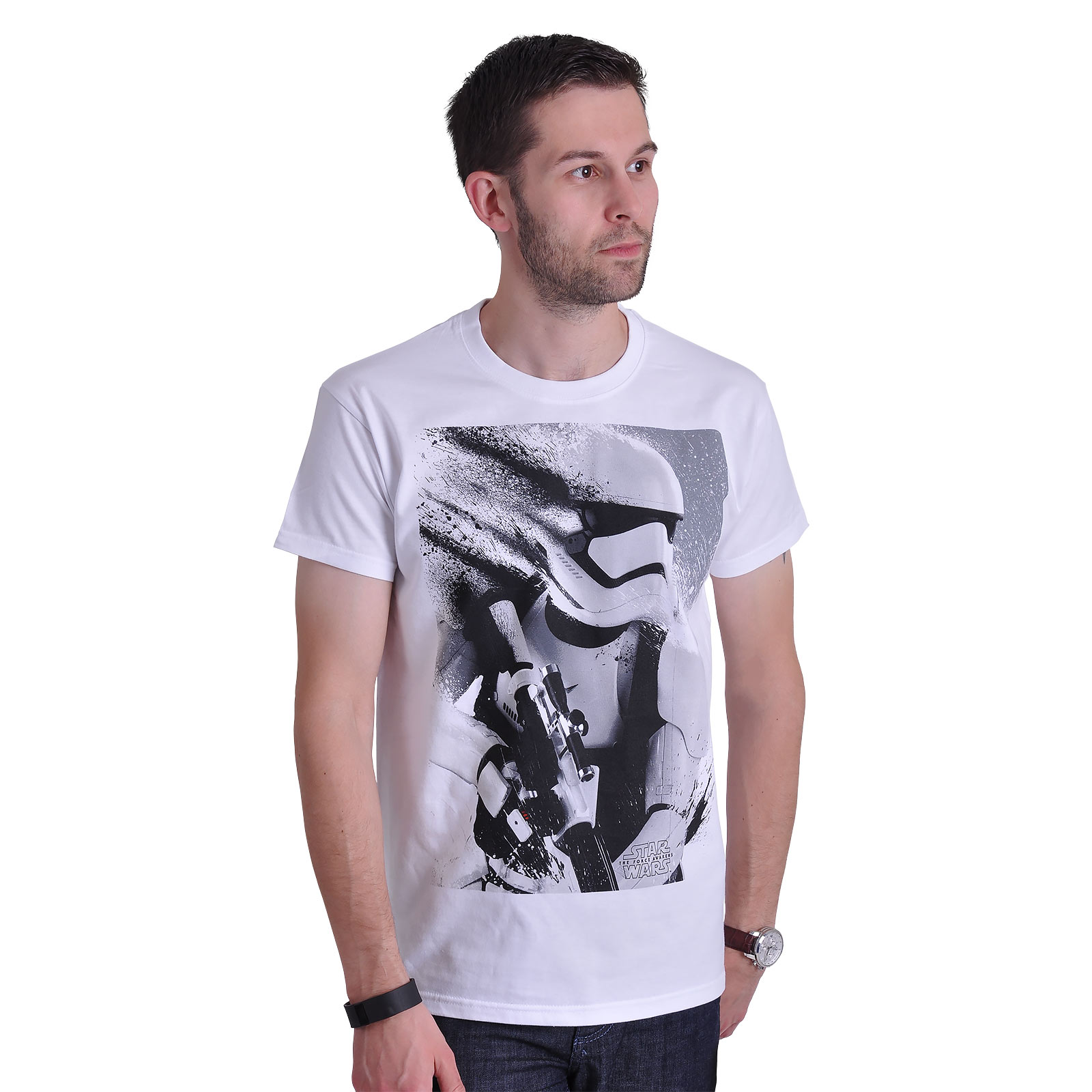 Star Wars - Stormtrooper Splatter T-Shirt weiß