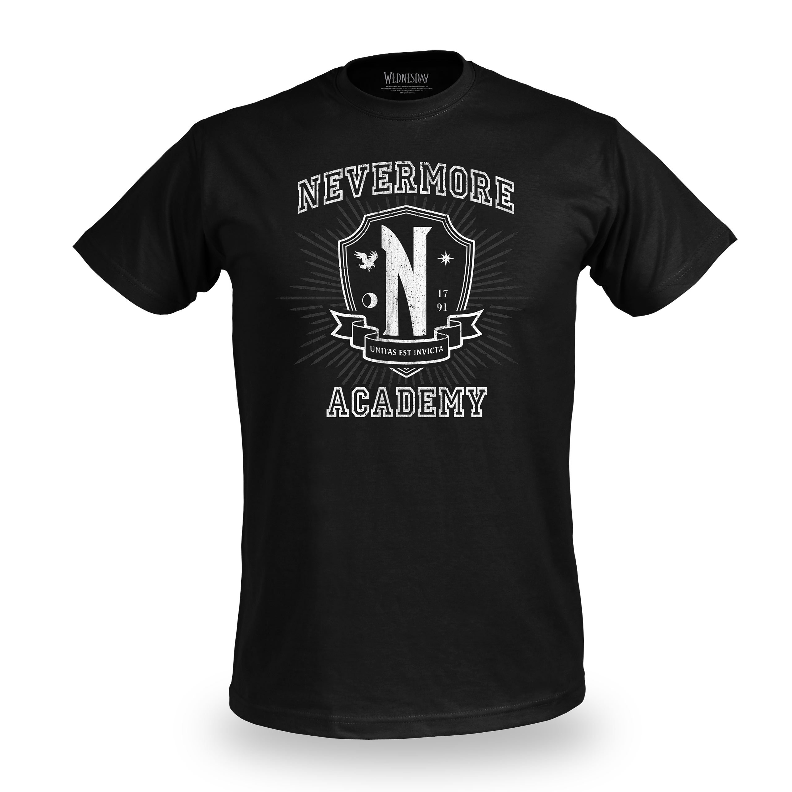 Wednesday - Nevermore Academy T-Shirt Black