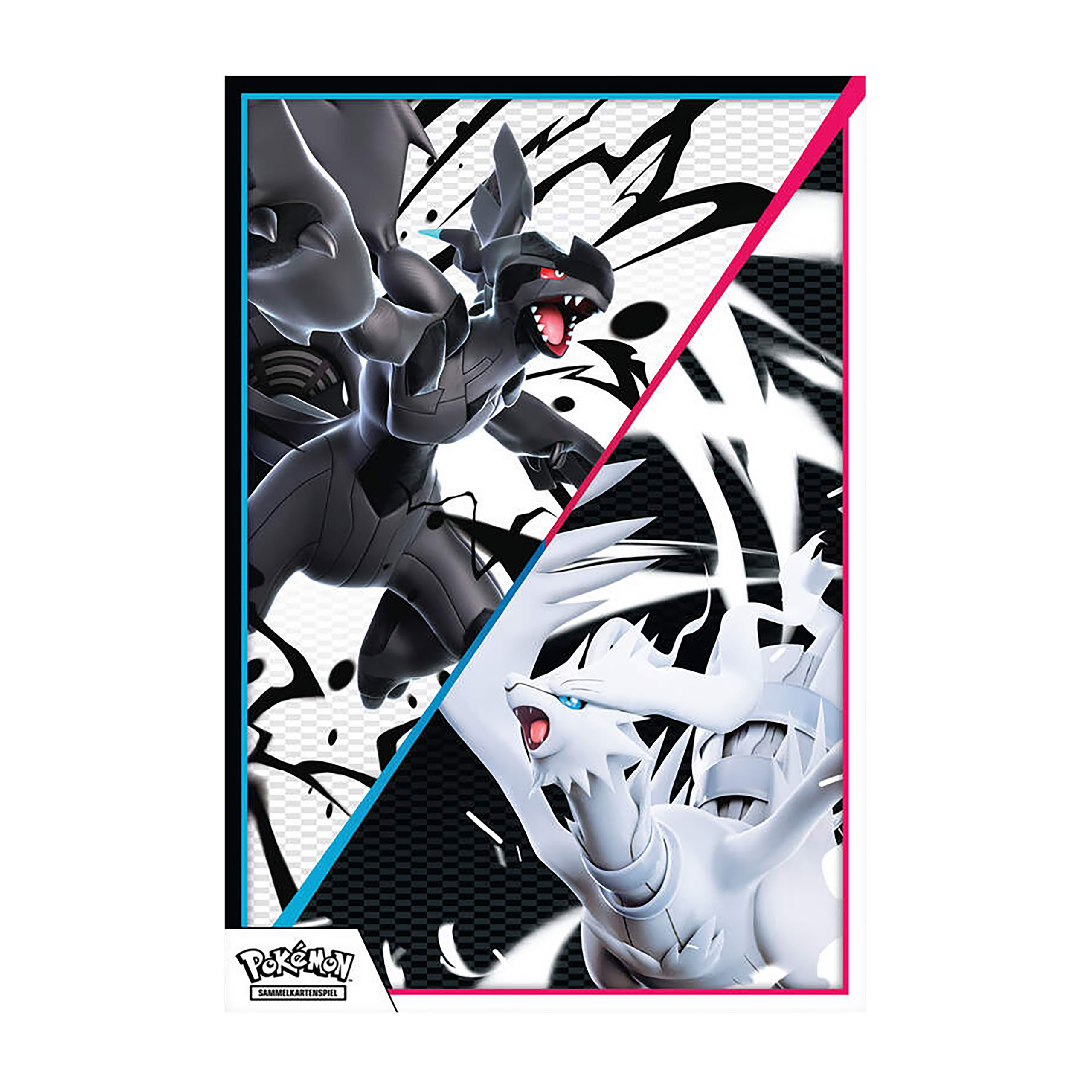 Pokemon - Black Lightning & White Flame Trading Card Box with Poster