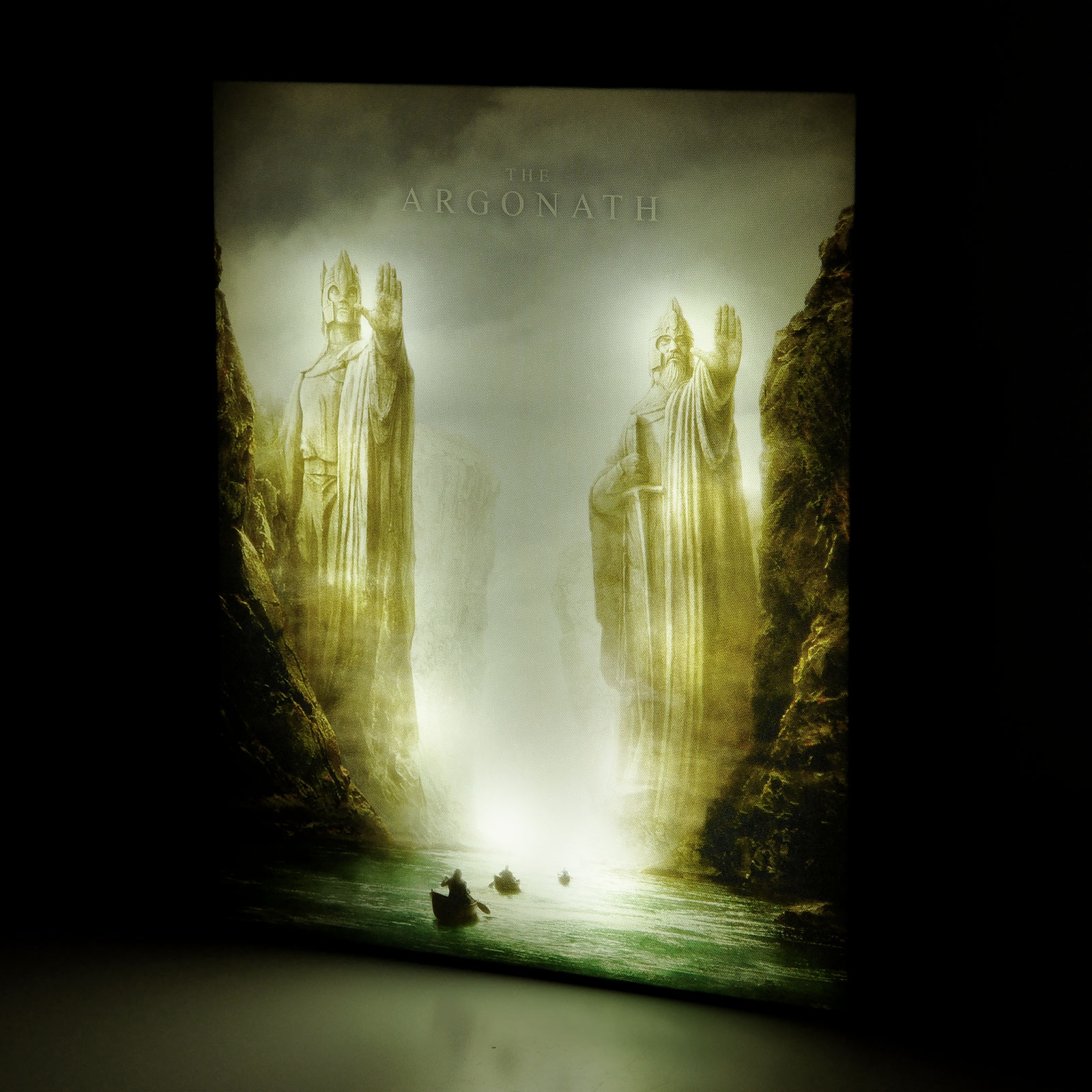 Lord of the Rings - Argonath wall picture with light