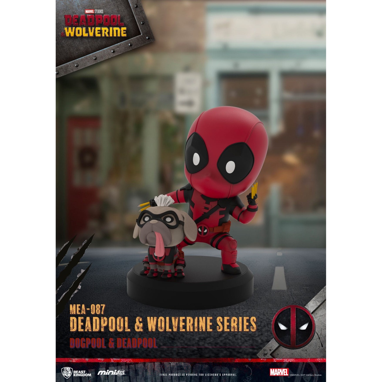 Deadpool 3 Serie Deadpool & Wolverine Set de figuras Mini Egg Attack 8 cm