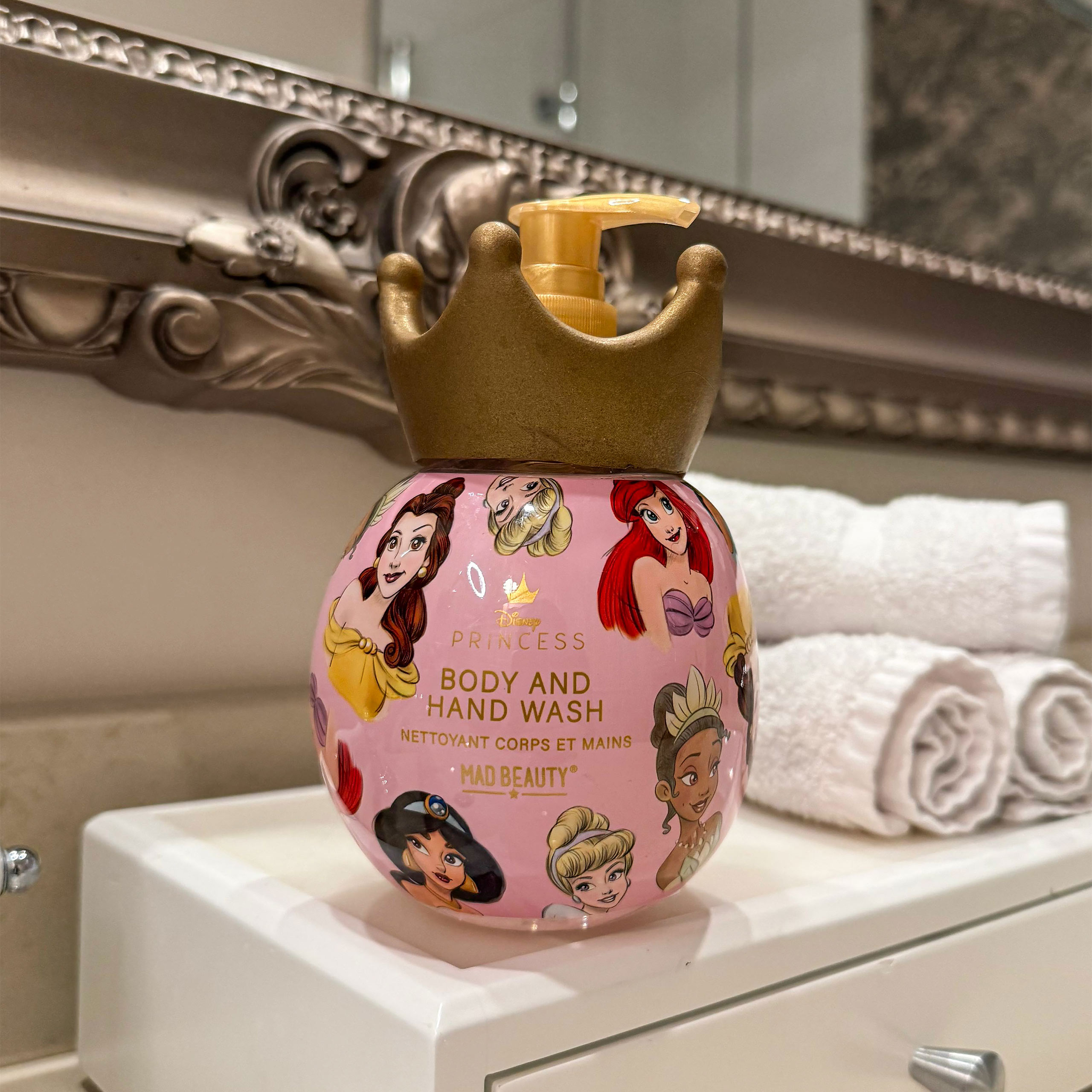 Disney Princess - Dispenser di sapone con gel lavante